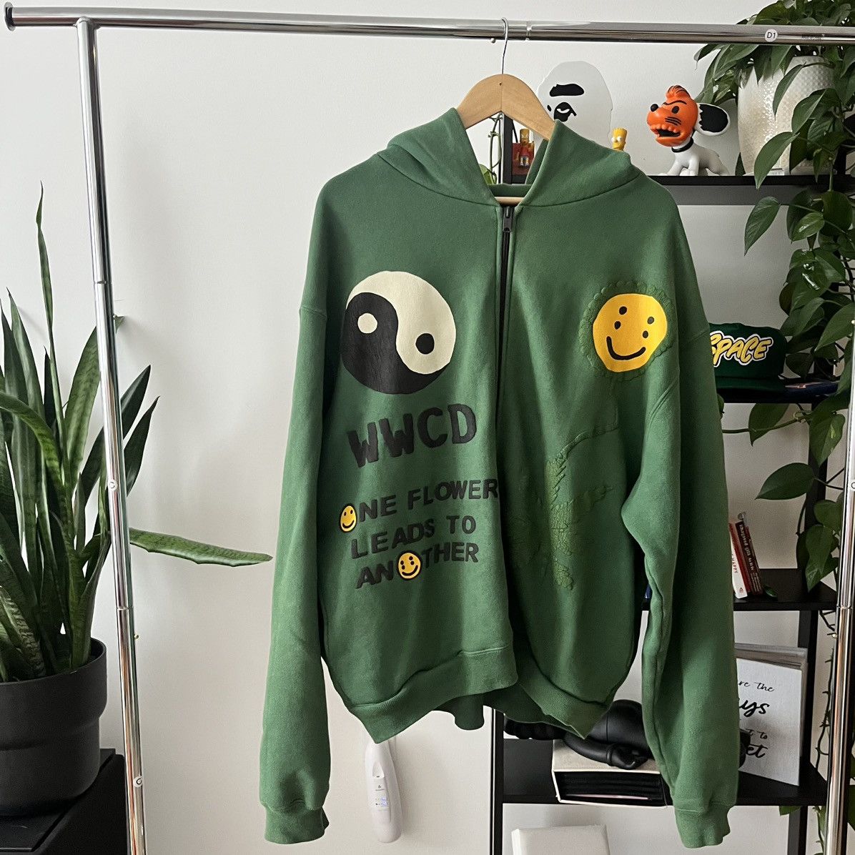 Cactus Plant Flea Market CPFM “Earth First” Zip Up Hoodie