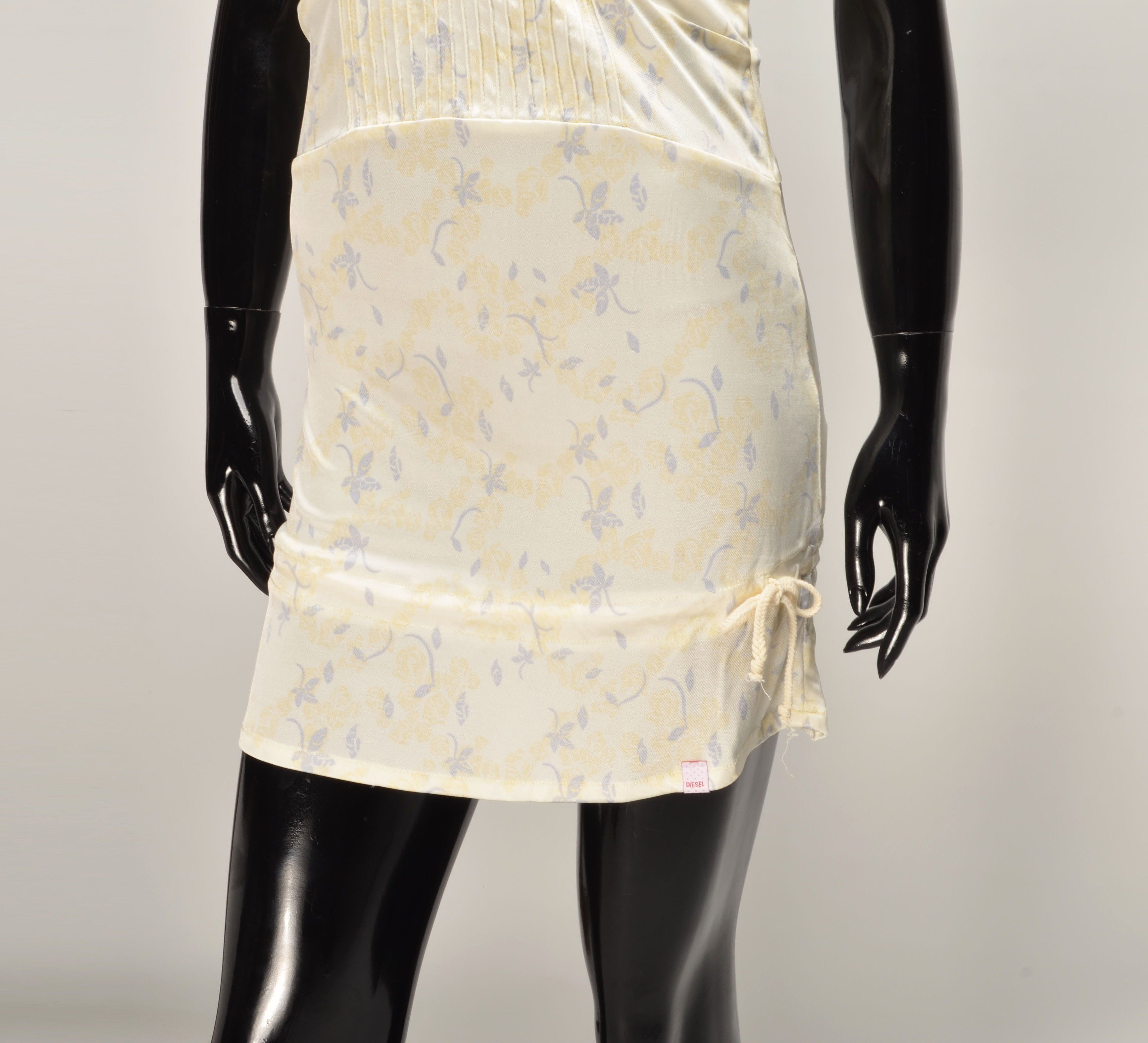 Diesel Diesel Y2K 2000's Cream Cottagecore Coquette Mini Dress Size XL / US 12-14 / IT 48-50 - 3 Thumbnail