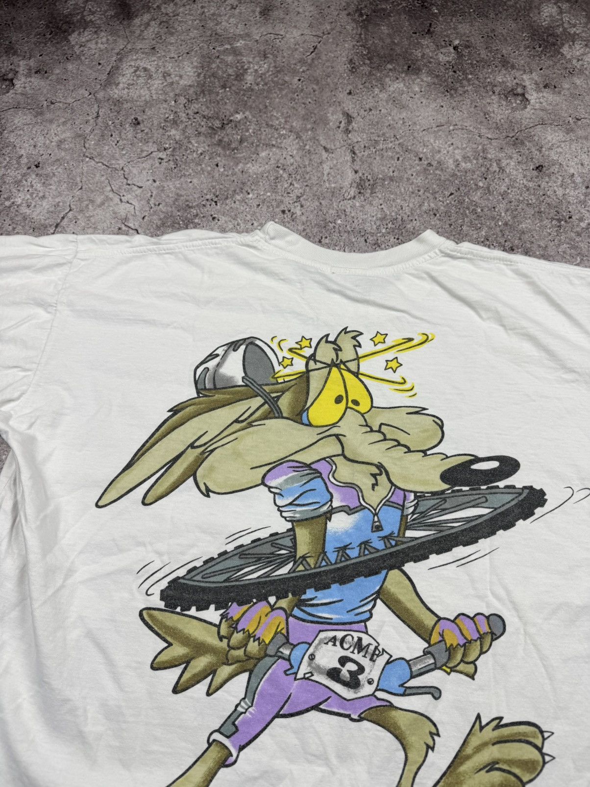 Cartoon Network Vintage 00’s Coyote Double Side Big Print T-Shirt Cartoon Size US M / EU 48-50 / 2 - 3 Thumbnail