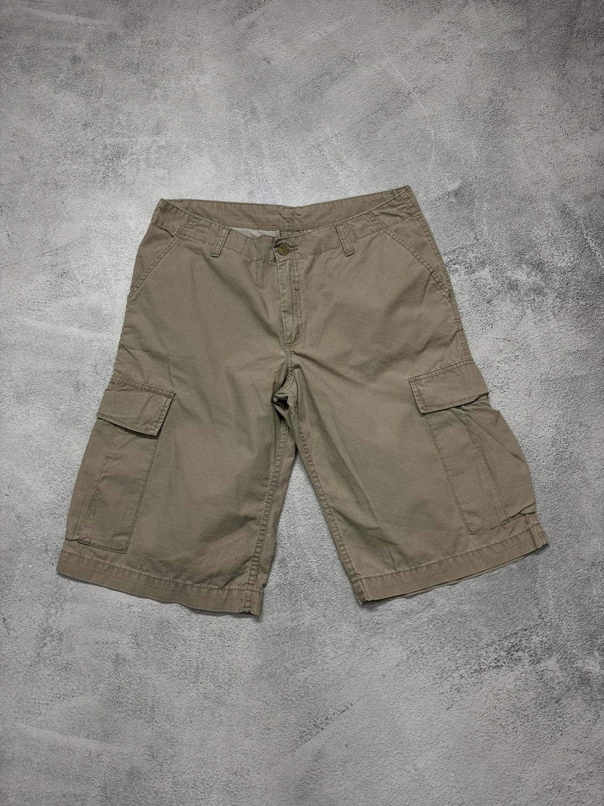 Carhartt Vintage Y2k Carhartt Cargo Shorts Size US 29 - 10 Thumbnail