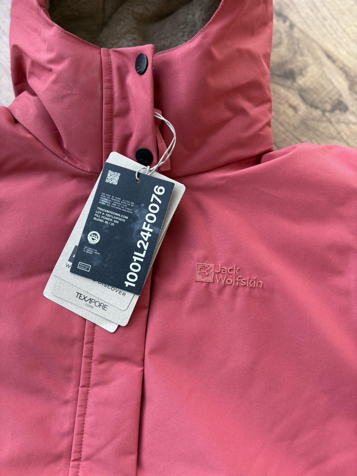 Jack Wolfskin Jack Wolfskin WINTERTOR PARKA Coral Size M / US 6-8 / IT 42-44 - 3 Thumbnail