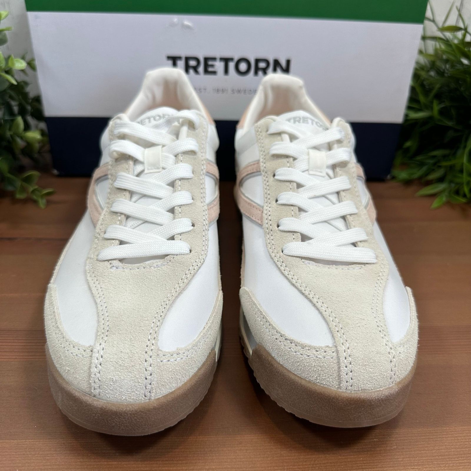 Tretorn Tretorn Women's Hailey Pink Lace Up Memory Foam Sneakers Size US 7.5 / IT 37.5 - 3 Thumbnail