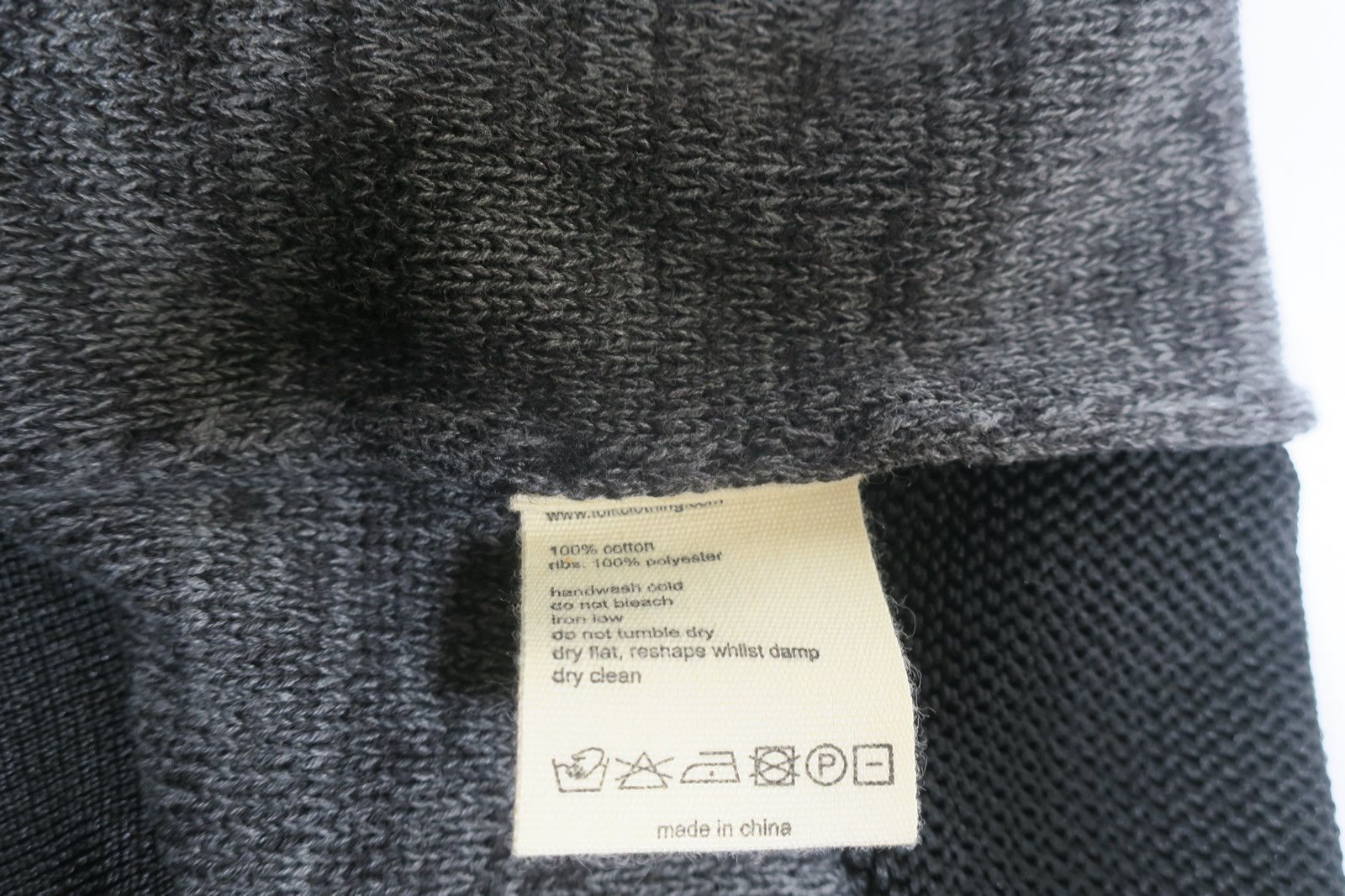 Folk Folk Bib Cotton Knit Sweater - Dark Grey Size US S / EU 44-46 / 1 - 3 Thumbnail
