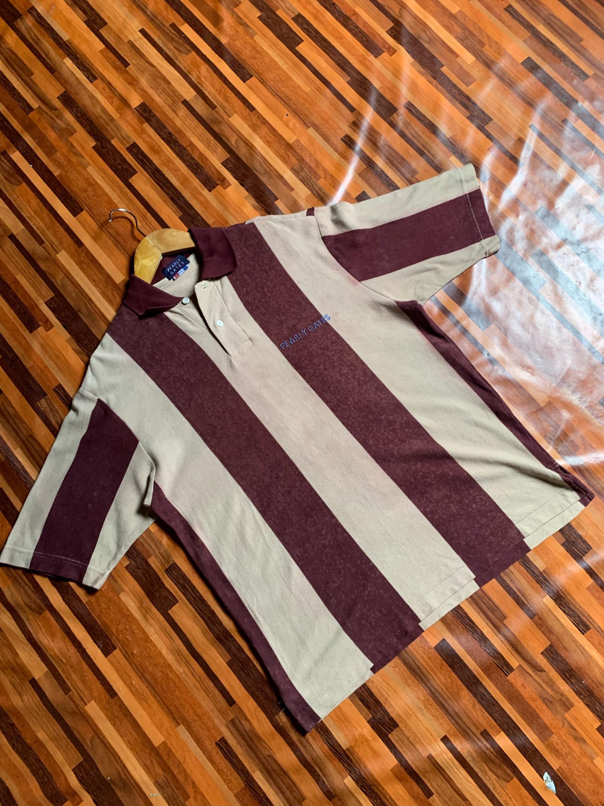 Vintage Pearly Gates Gymnastics single stich vintage bawling polo Size US S / EU 44-46 / 1 - 1 Thumbnail