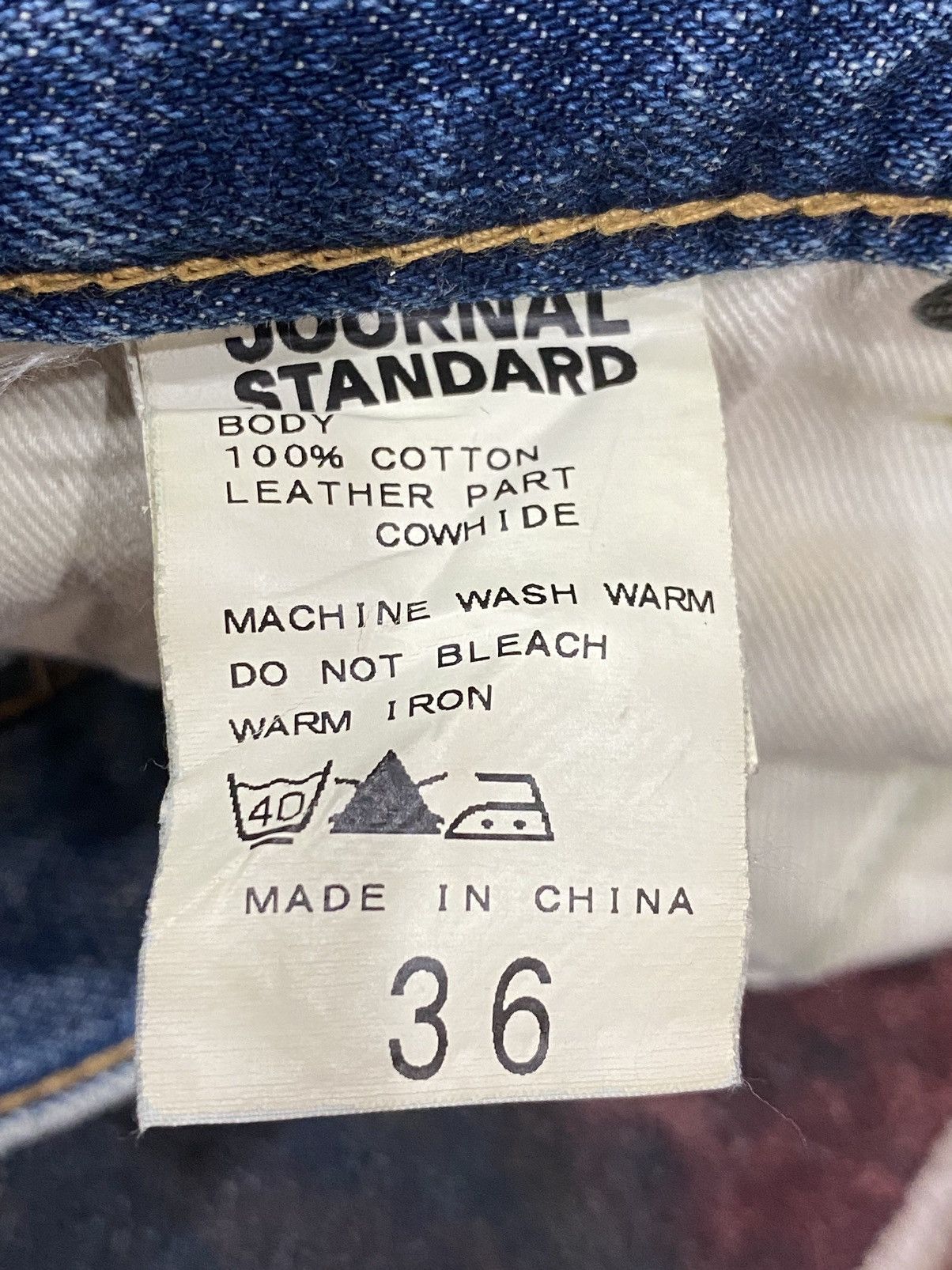Journal Standard Vintage Journal Standart Redline Jeans W31” Size US 31 - 15 Thumbnail