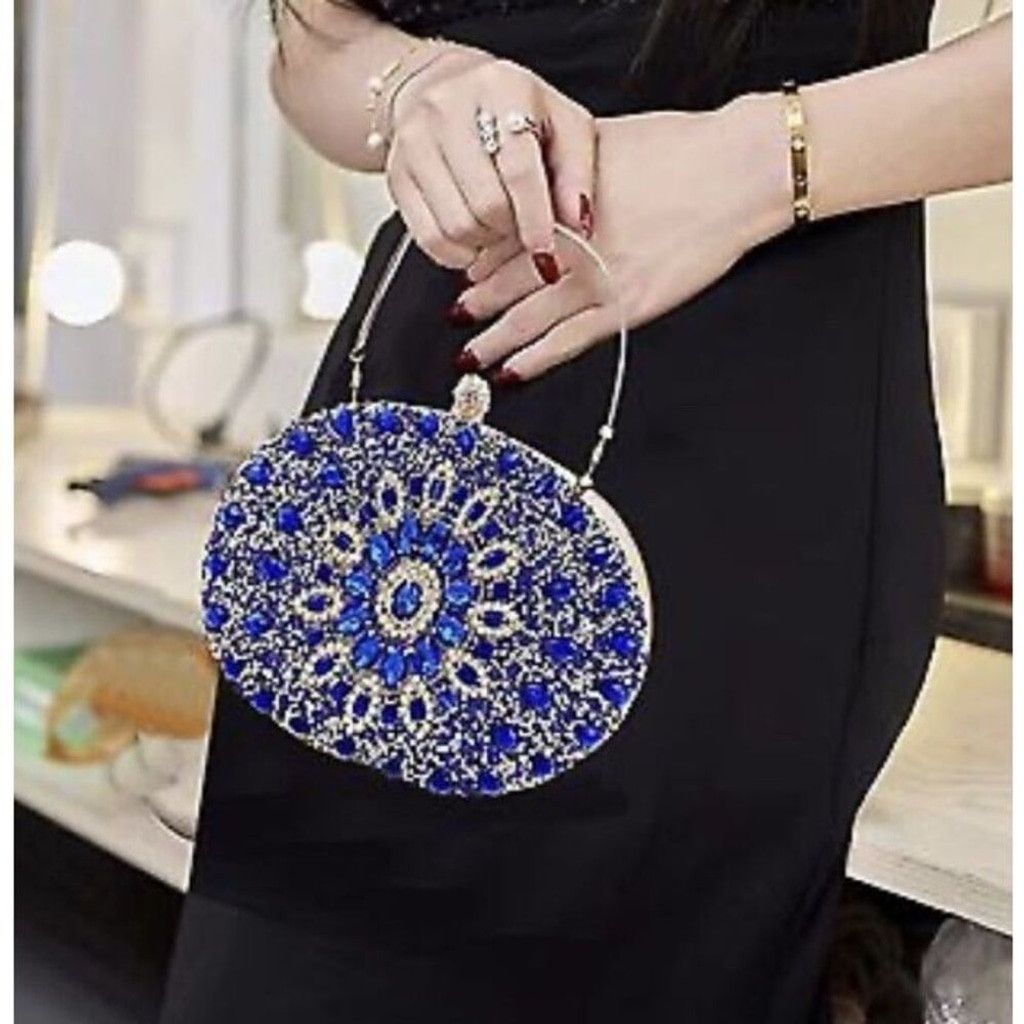 Other RAMLA Crystal Clutch Purse Jeweled Purses Rhineston Size ONE SIZE - 1 Thumbnail