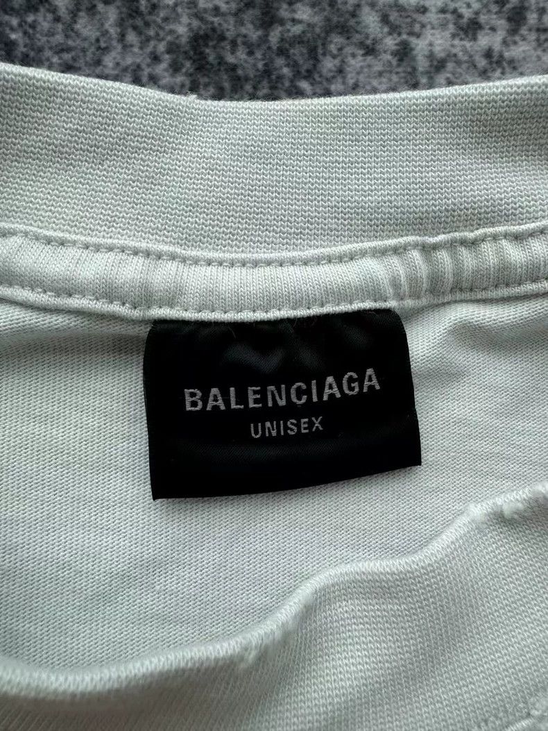 Balenciaga Balenciaga Off-white Melt logo Destroy Short Sleeve T-Shir Size US S / EU 44-46 / 1 - 3 Thumbnail