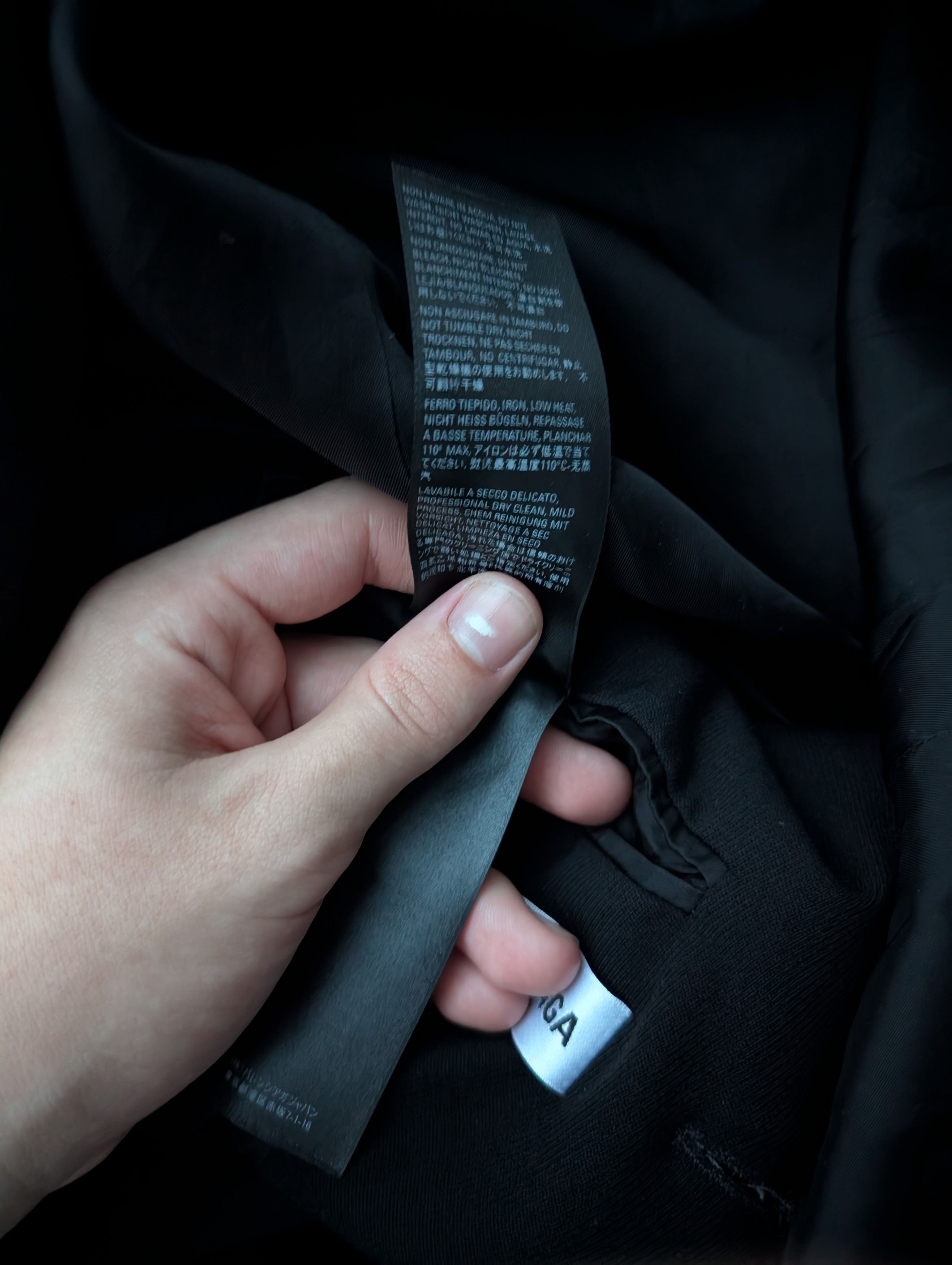 Balenciaga balenciaga black blazer Size 38R - 7 Thumbnail