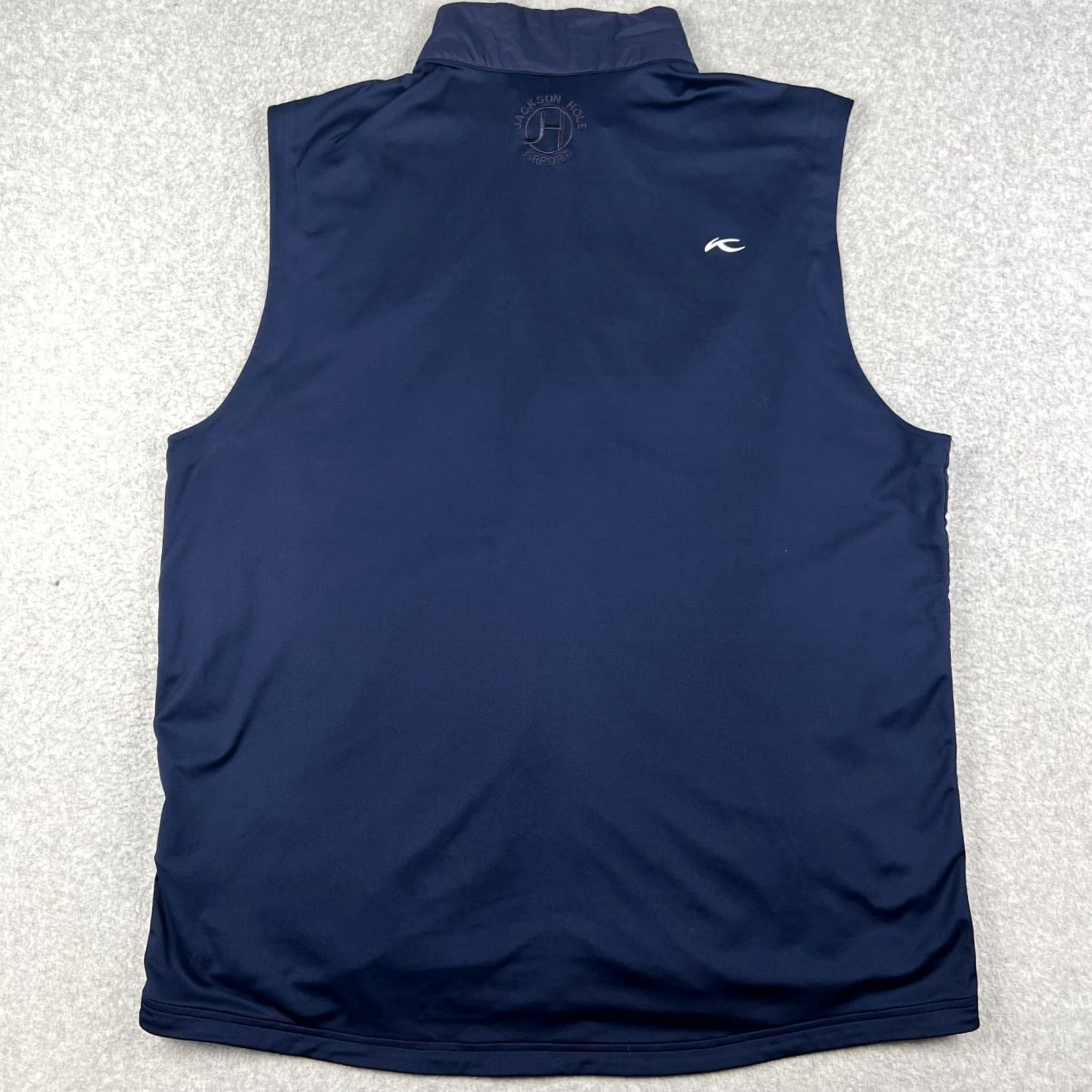 KJUS KJUS Vest Golf Windbreaker Blue 5XL Performance Full Zip Jacket Men Size US XXL / EU 58 / 5 - 2 Thumbnail