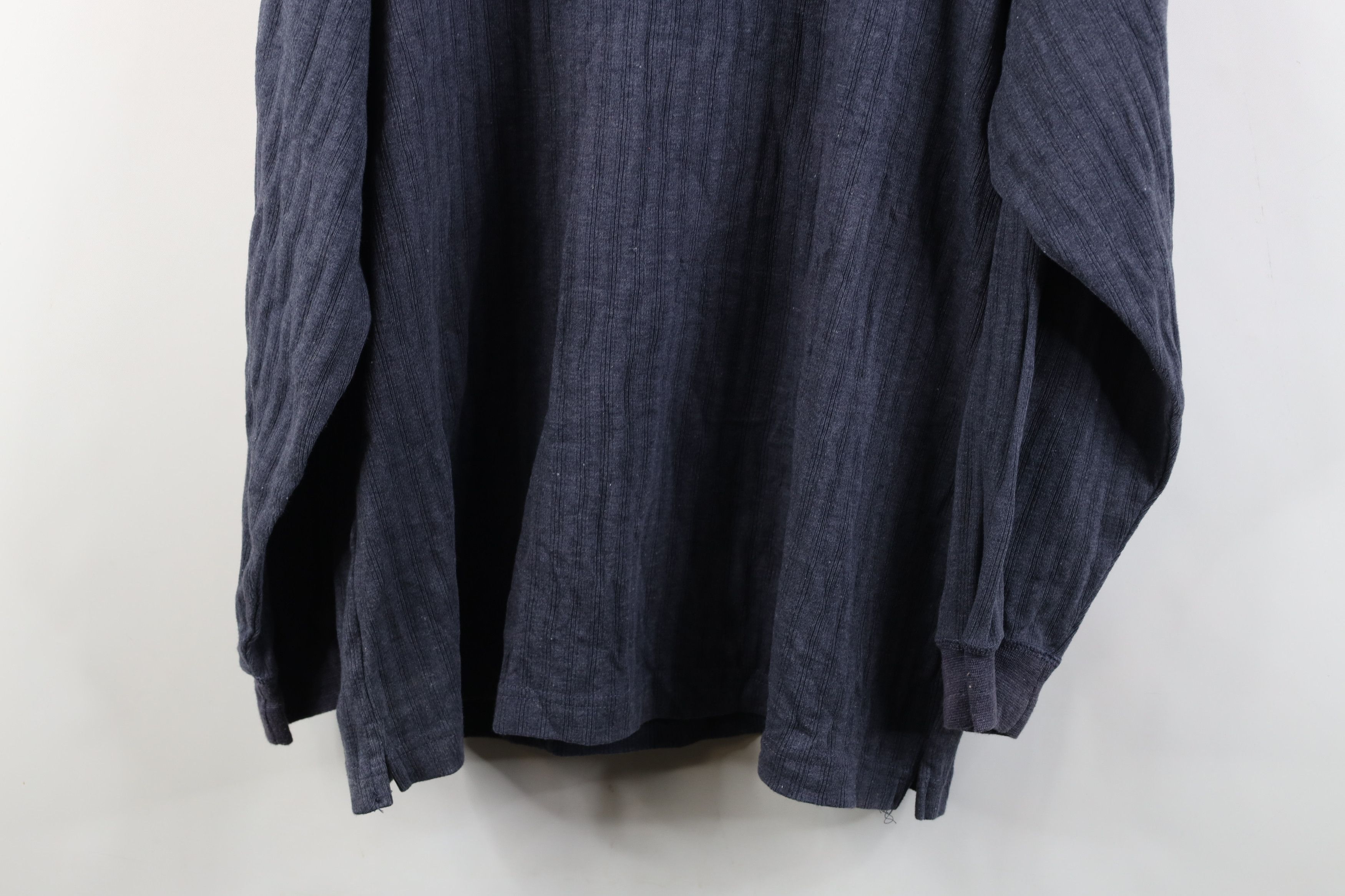 Vintage Vintage 90s Streetwear Knit Long Sleeve Henley T-Shirt Size US XL / EU 56 / 4 - 14 Thumbnail