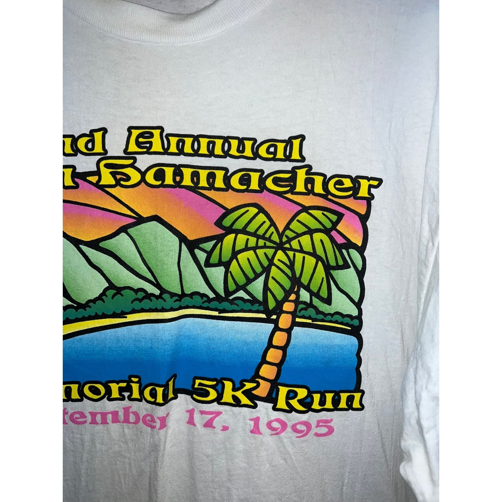 Hanes Vintage Hawaii Shirt 2nd John Hamacher Memorial 5K Run XL Size US XL / EU 56 / 4 - 3 Thumbnail
