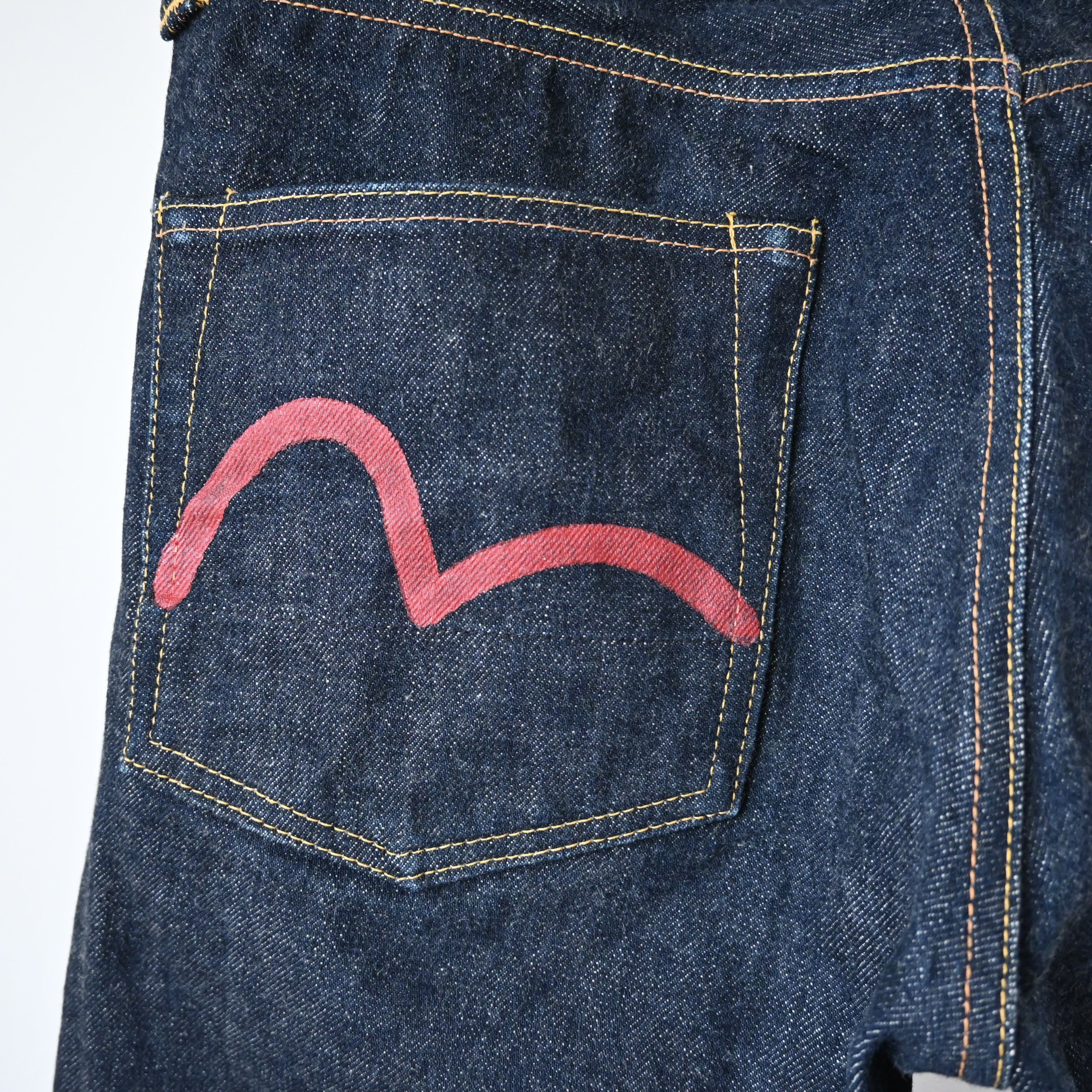 Evisu EXCELLENT, EVISU 101 No.1 SPECIAL denim jeans, made in Japan Size US 30 / EU 46 - 15 Thumbnail