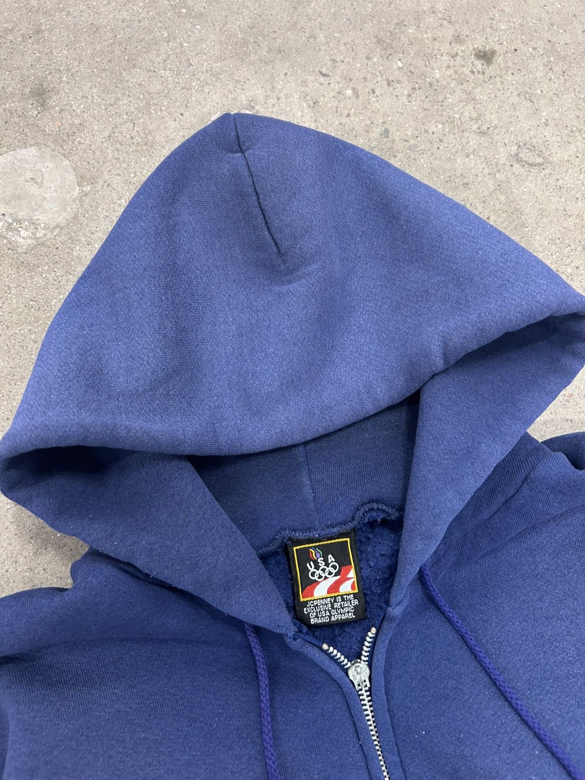 USA Olympics Vintage 90s USA Olympics Sun faded zip up hoodie size xxarge Size US XXL / EU 58 / 5 - 5 Thumbnail