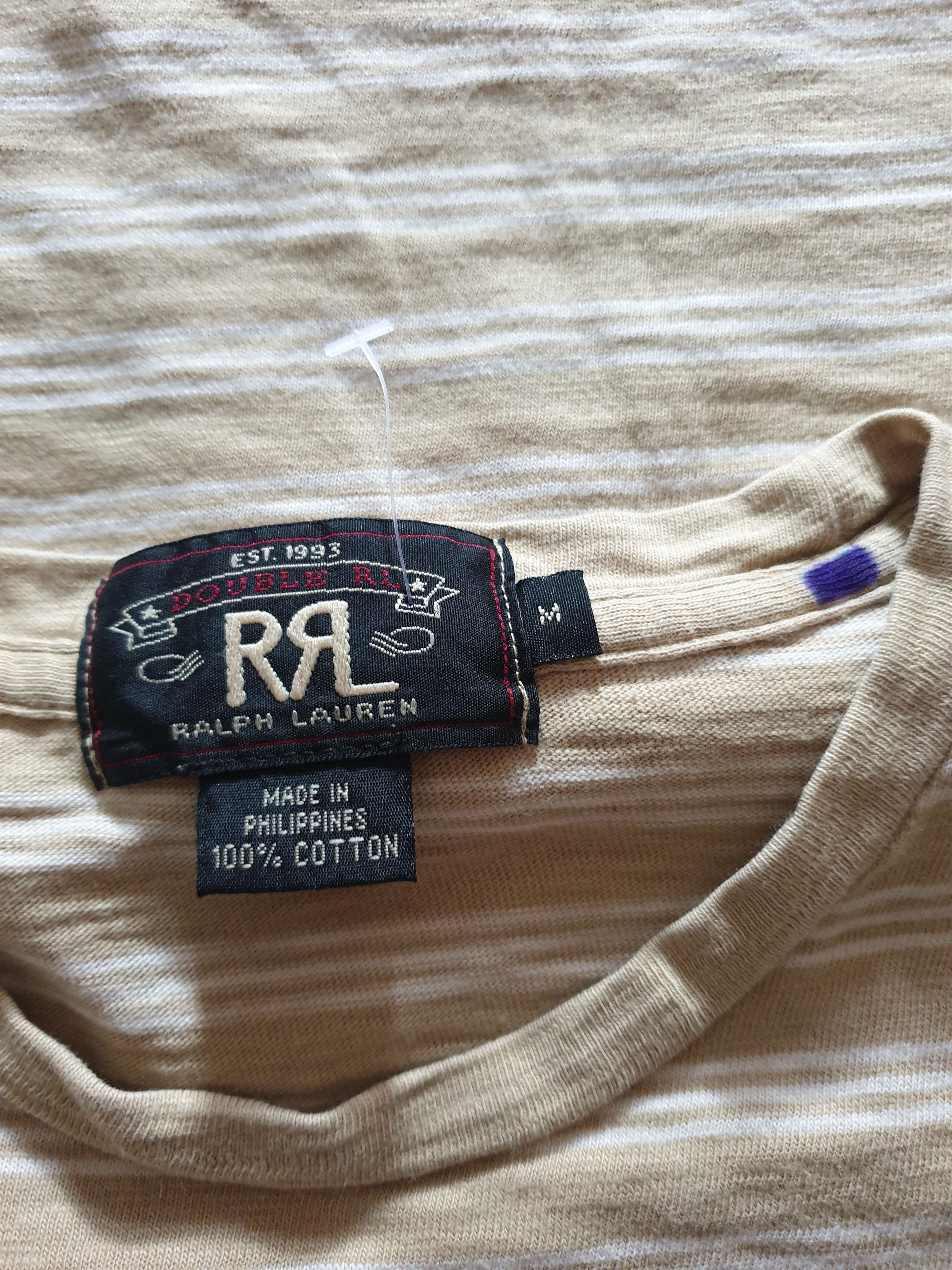 Polo Ralph Lauren 💥Rrl Ralph Lauren stripe shirt Size US M / EU 48-50 / 2 - 2 Thumbnail