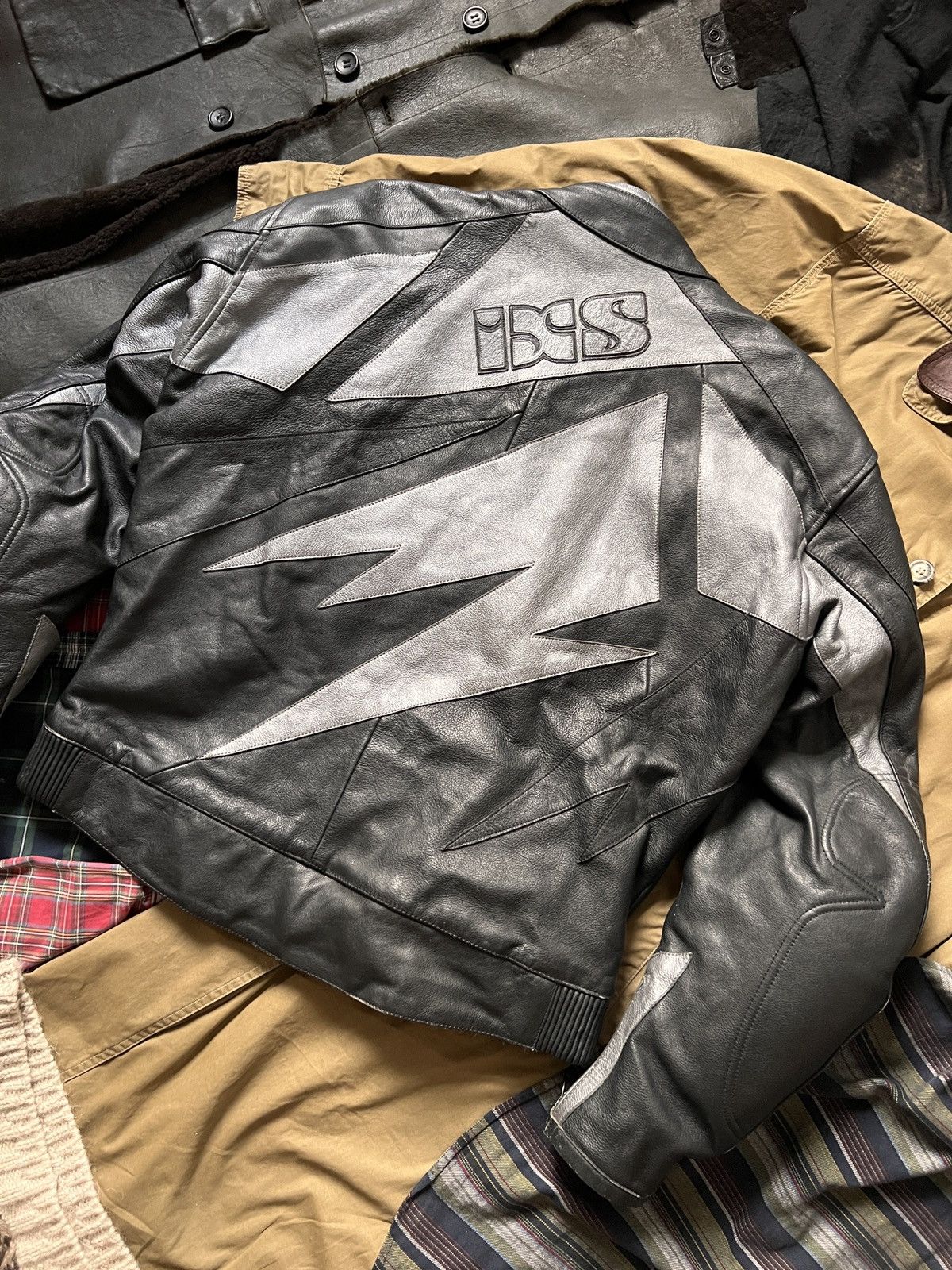Other Vintage IXS Leather Biker Protection Moto Jacket Size US XL / EU 56 / 4 - 9 Thumbnail