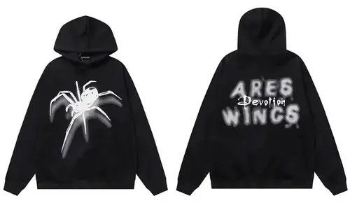 High Sport × Japanese Brand Y2K hoodie sweatshirt hip-hop Gothic Harajuku style pullover Size US L / EU 52-54 / 3 - 3 Thumbnail
