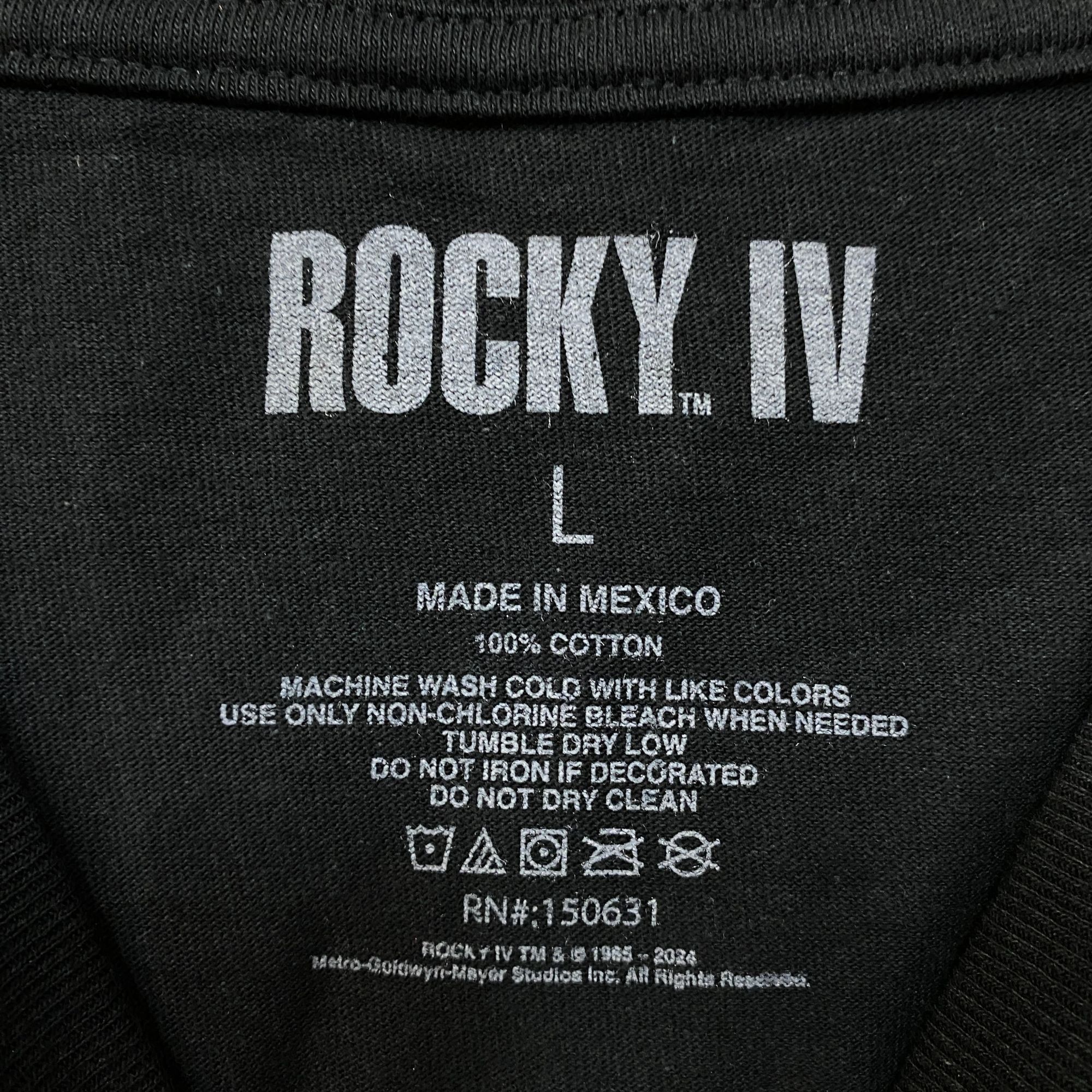 Other Rocky IV Japanese Movie Promo Tshirt size Large Size US L / EU 52-54 / 3 - 4 Thumbnail