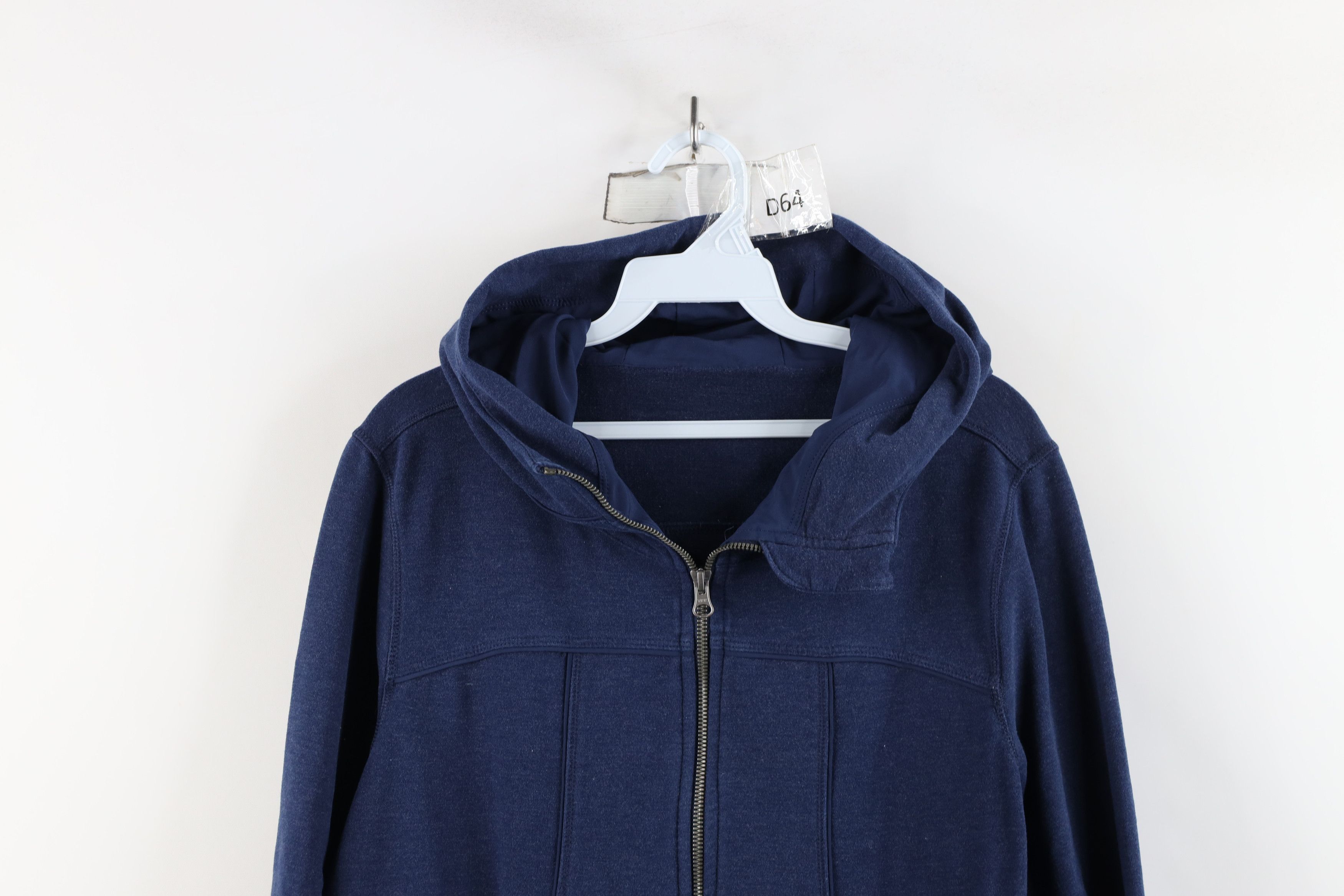 Lululemon × Vintage Lululemon Terry Full Zip Hoodie Sweatshirt Heather Blue Size US S / EU 44-46 / 1 - 2 Thumbnail