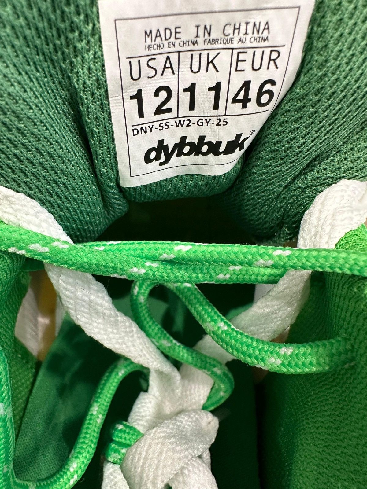 Dybbuk DYBBUK - Vortex V.2 Sneakers Yellow Green Size US 12 / EU 45 - 6 Thumbnail