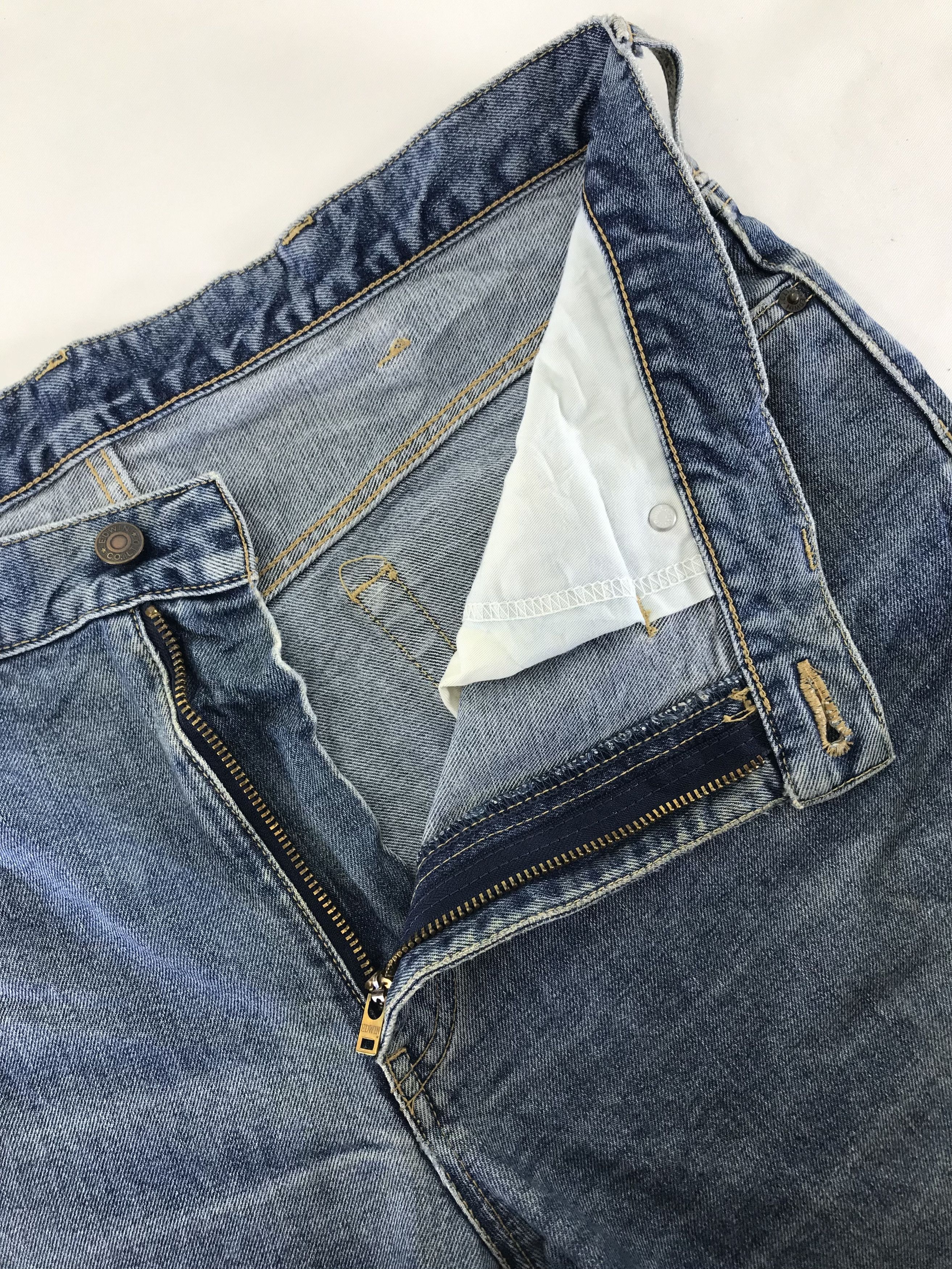 Edwin Vintage Edwin 407 Distressed Jeans Size US 38 / EU 54 - 9 Thumbnail