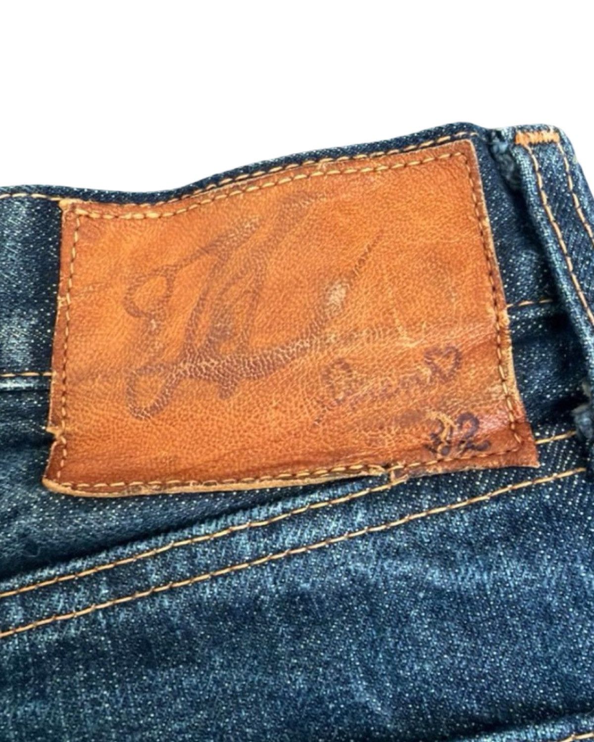 Kapital Japanese Indigo Aizome Denim Jeans Size US 32 / EU 48 - 6 Thumbnail