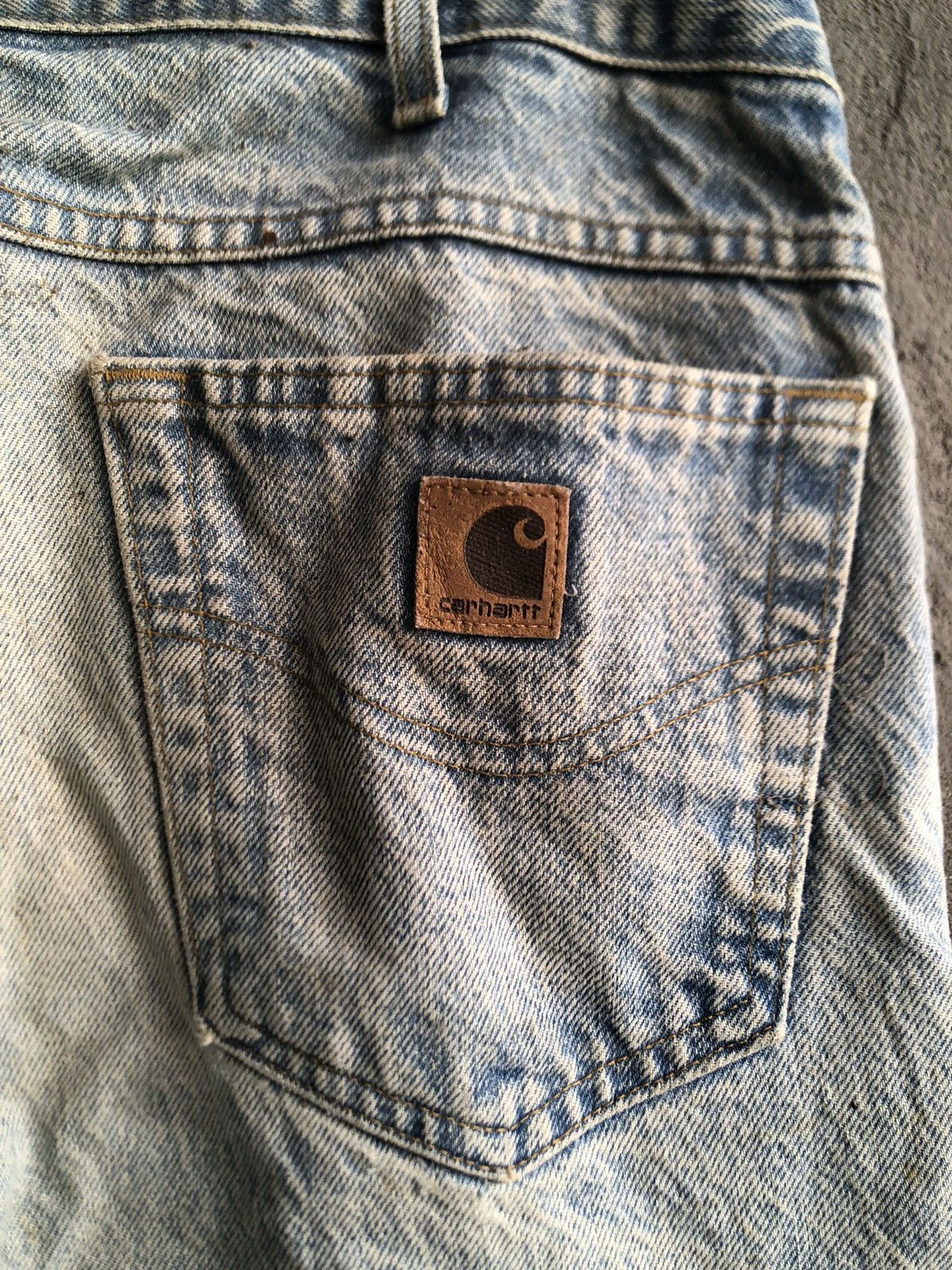 Carhartt × Jean × Vintage 🔥Vintage CARHARTT Jean Size US 35 - 4 Thumbnail