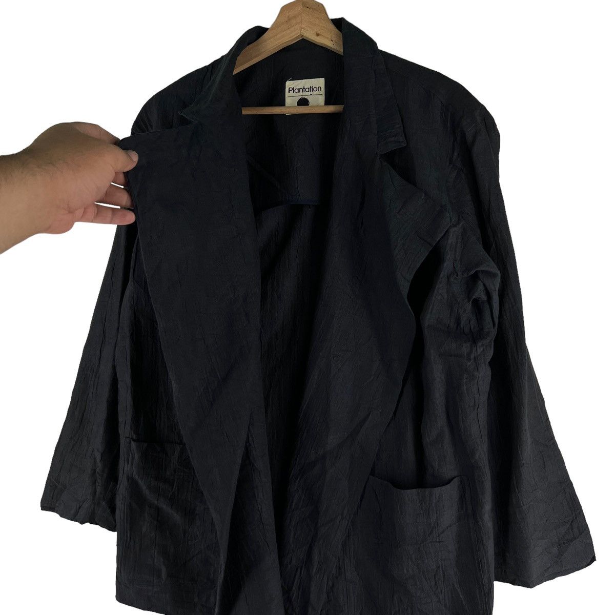 Issey Miyake VINTAGE 80’s ISSEY MIYAKE RUNWAY JACKET BUTTONLESS CARDIGAN Size US M / EU 48-50 / 2 - 5 Thumbnail