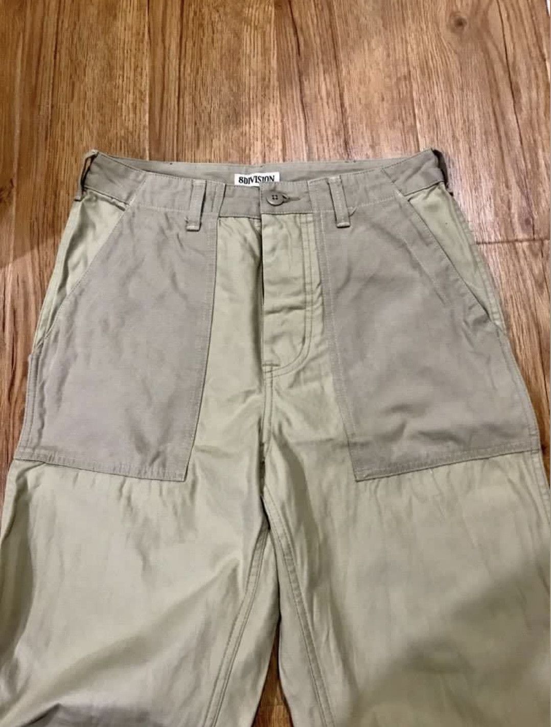 Japanese Brand 8Division army fatigue pants baker pants Size US 29 - 4 Thumbnail