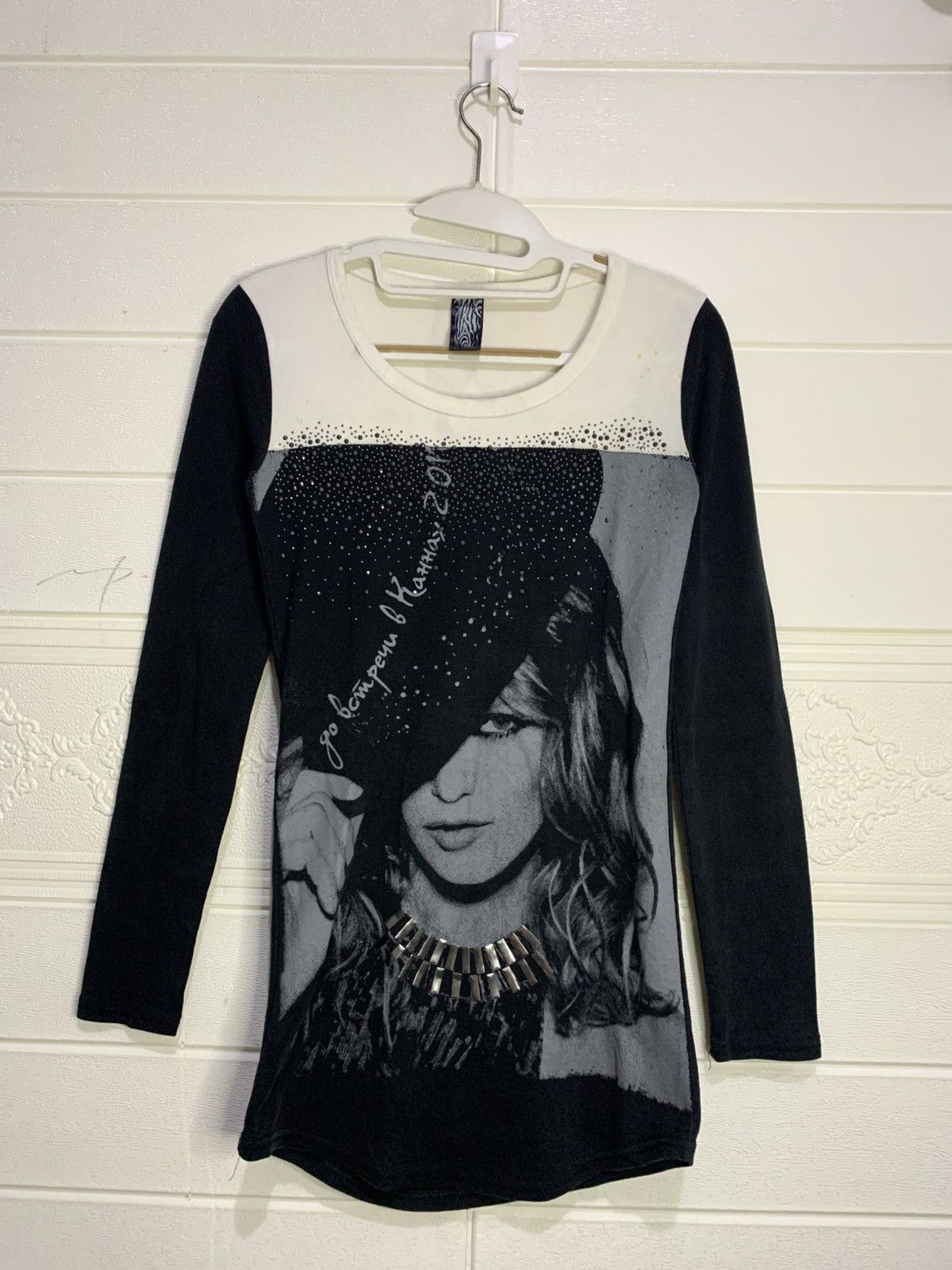 Japanese Brand Crazy Sick Zebra Tag Ladies Art Poem Long Sleeve Size S / US 4 / IT 40 - 5 Thumbnail