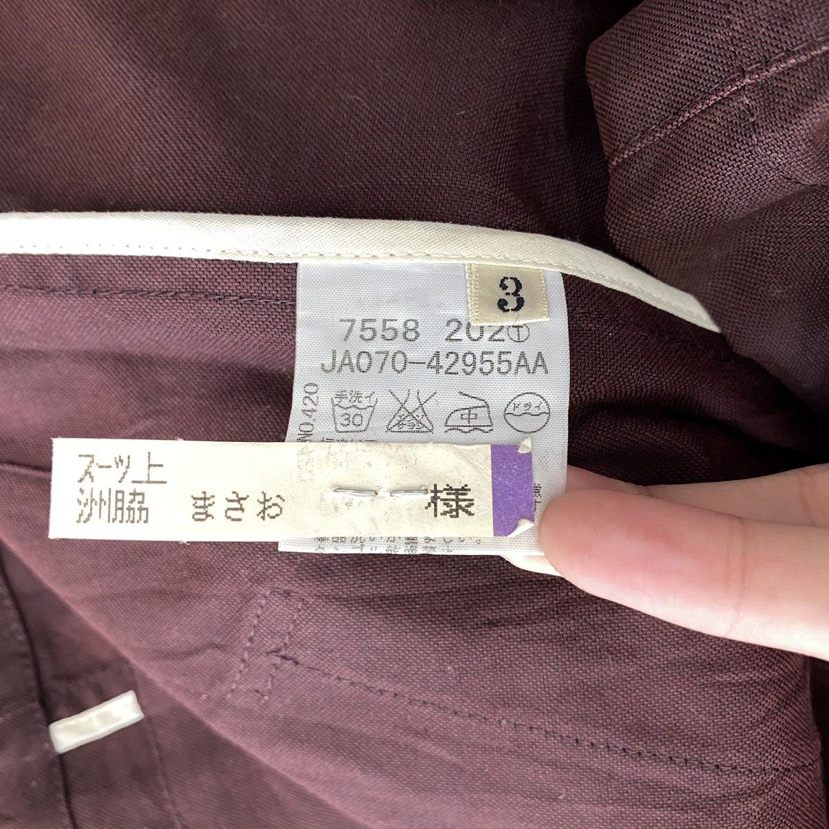 Japanese Brand × Takeo Kikuchi TAKEO KIKUCHI Japanese Brand Button Up Multi Pockets Maroon Size US M / EU 48-50 / 2 - 5 Thumbnail