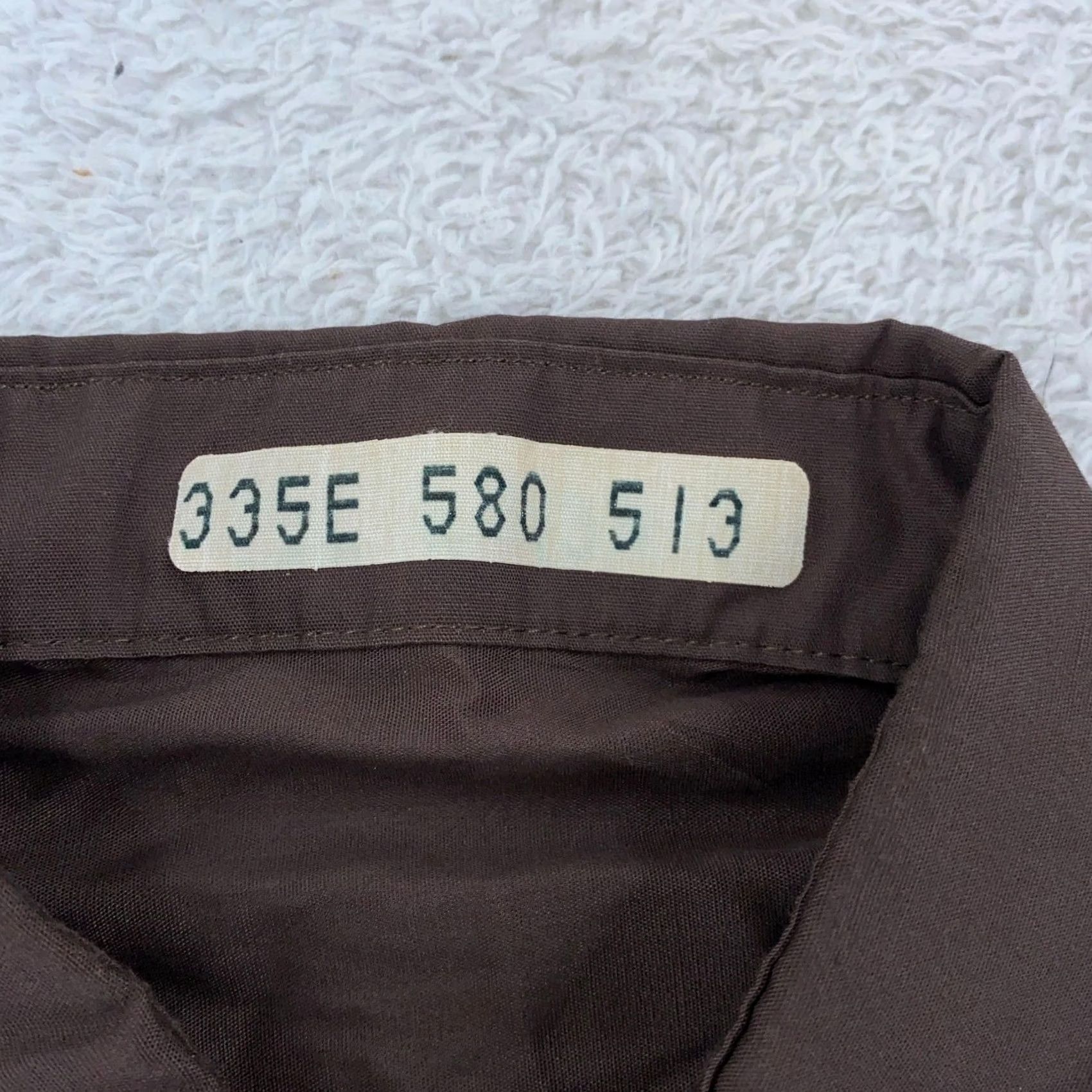 Vintage Kraft Dairy Group Shirt Mens Large/XL Vintage Button-Up with Pockets Embroidered Brown Long Sleeve Carded 90s Werk Uniform Decorative Collectible Mens Size US L / EU 52-54 / 3 - 7 Thumbnail