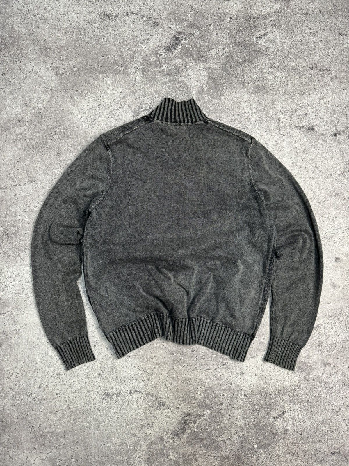 Japanese Brand × Vintage Vintage Y2K Distressed Striped Sweater Faded knit Y2K Effect Size US M / EU 48-50 / 2 - 9 Thumbnail