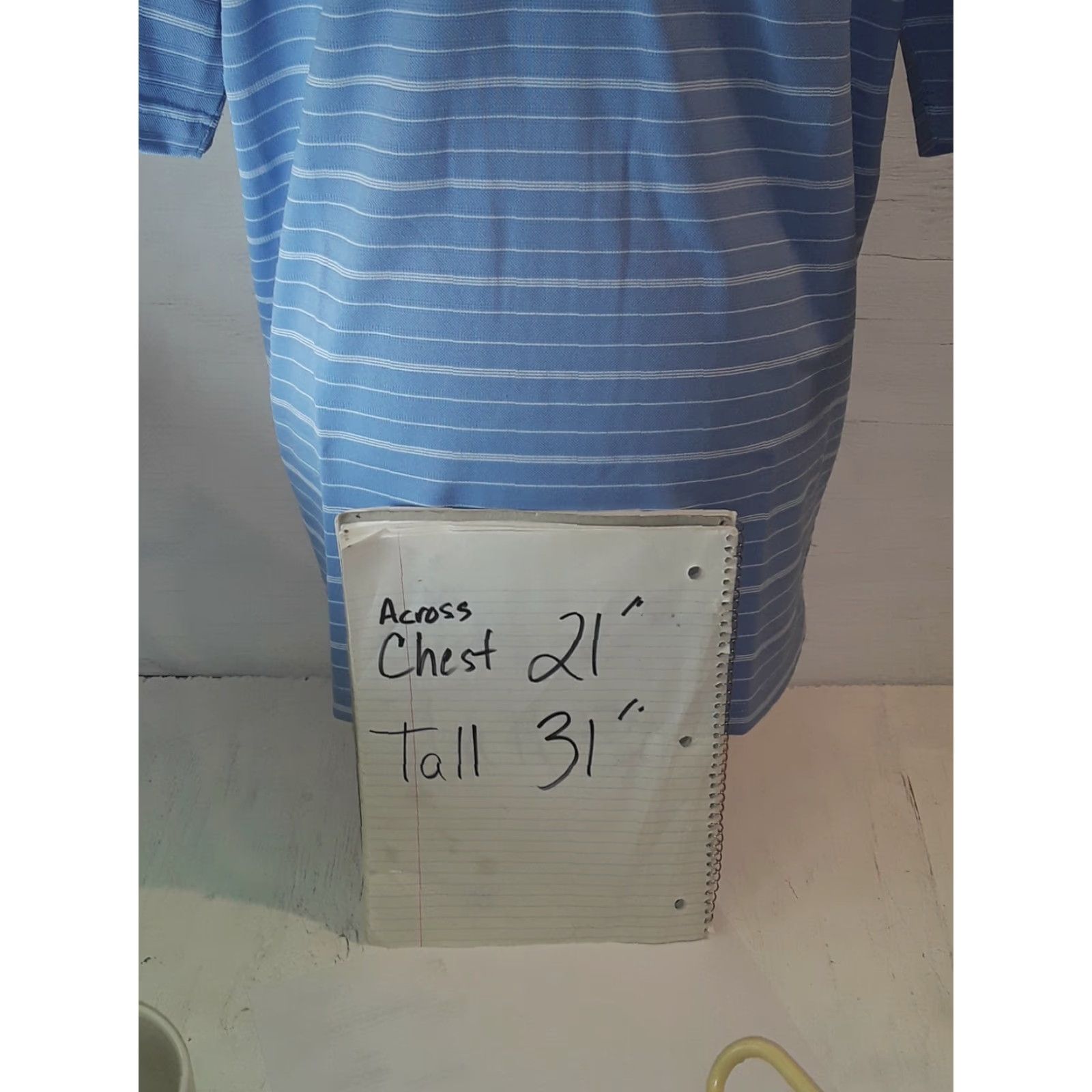 Vintage VINTAGE NAVY Polo Shirt Striped Short Sleeve Men S Navy creme blue White 100% Cotton SCOTCHGARD Golf Size US S / EU 44-46 / 1 - 5 Thumbnail