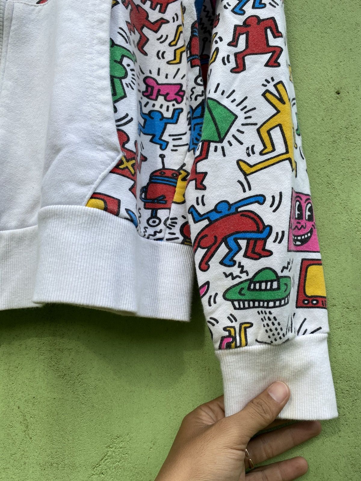 Keith Haring BIGBANG X Keith Haring Hoodie Full Print Colorful Iconic Art Size US L / EU 52-54 / 3 - 7 Thumbnail