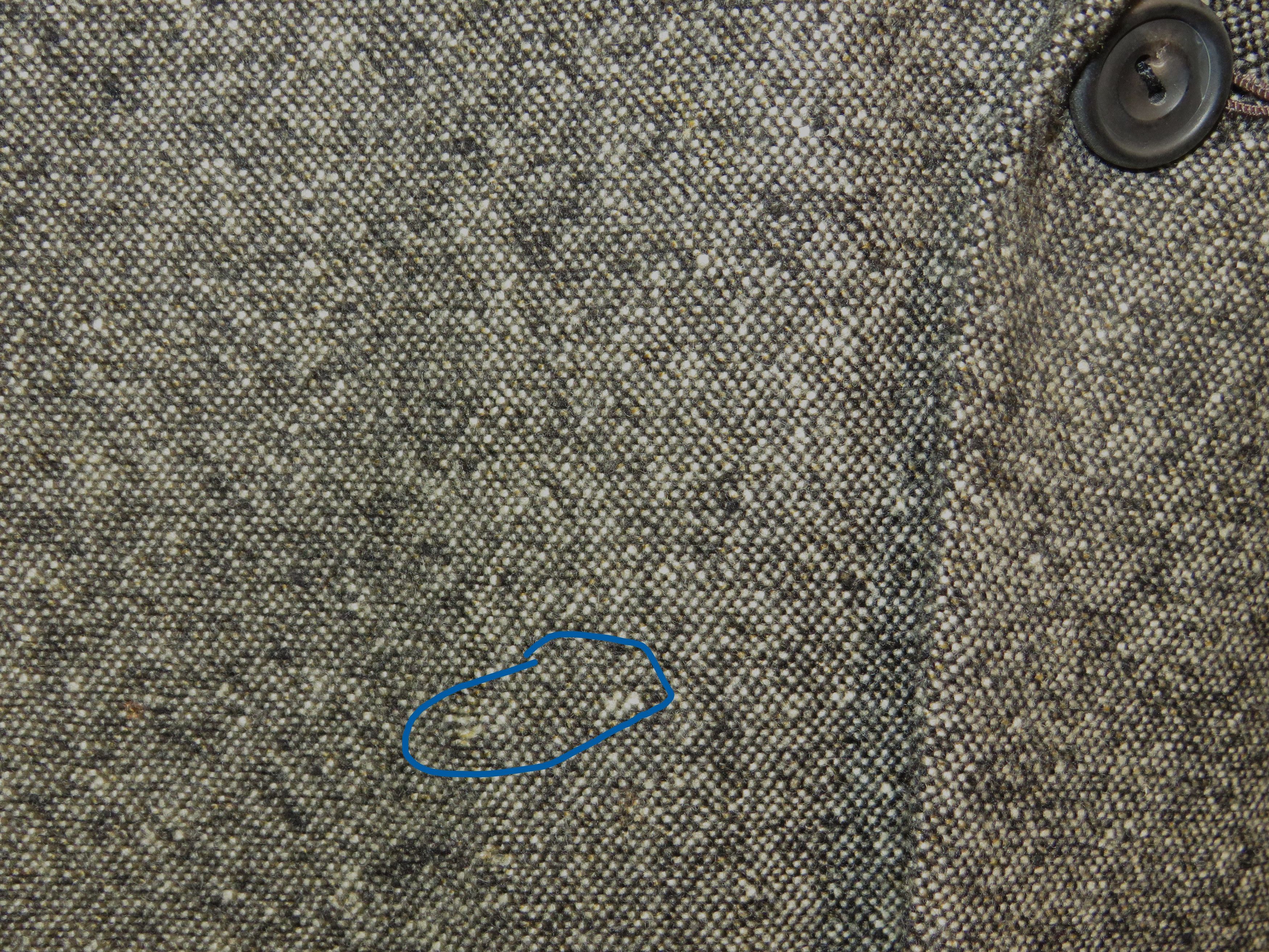 Henry Poole × Savile Row Bespoke Gray Donegal Tweed Two Button Sport Coat 46R Size 46R - 6 Thumbnail