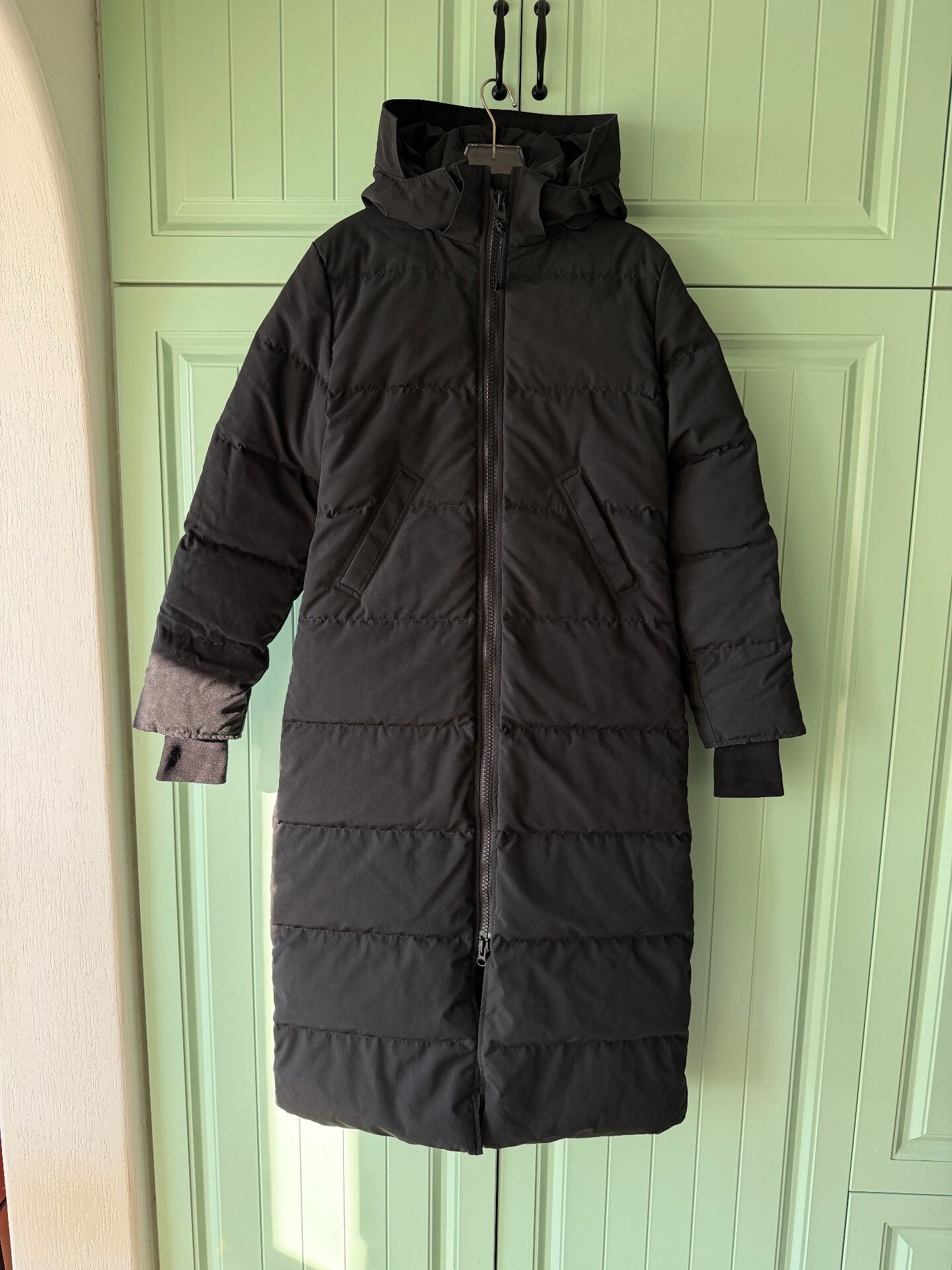 Canada Goose Canada Goose Mystique Black Long Down Jacket Size XS / US 0-2 / IT 36-38 - 1 Thumbnail