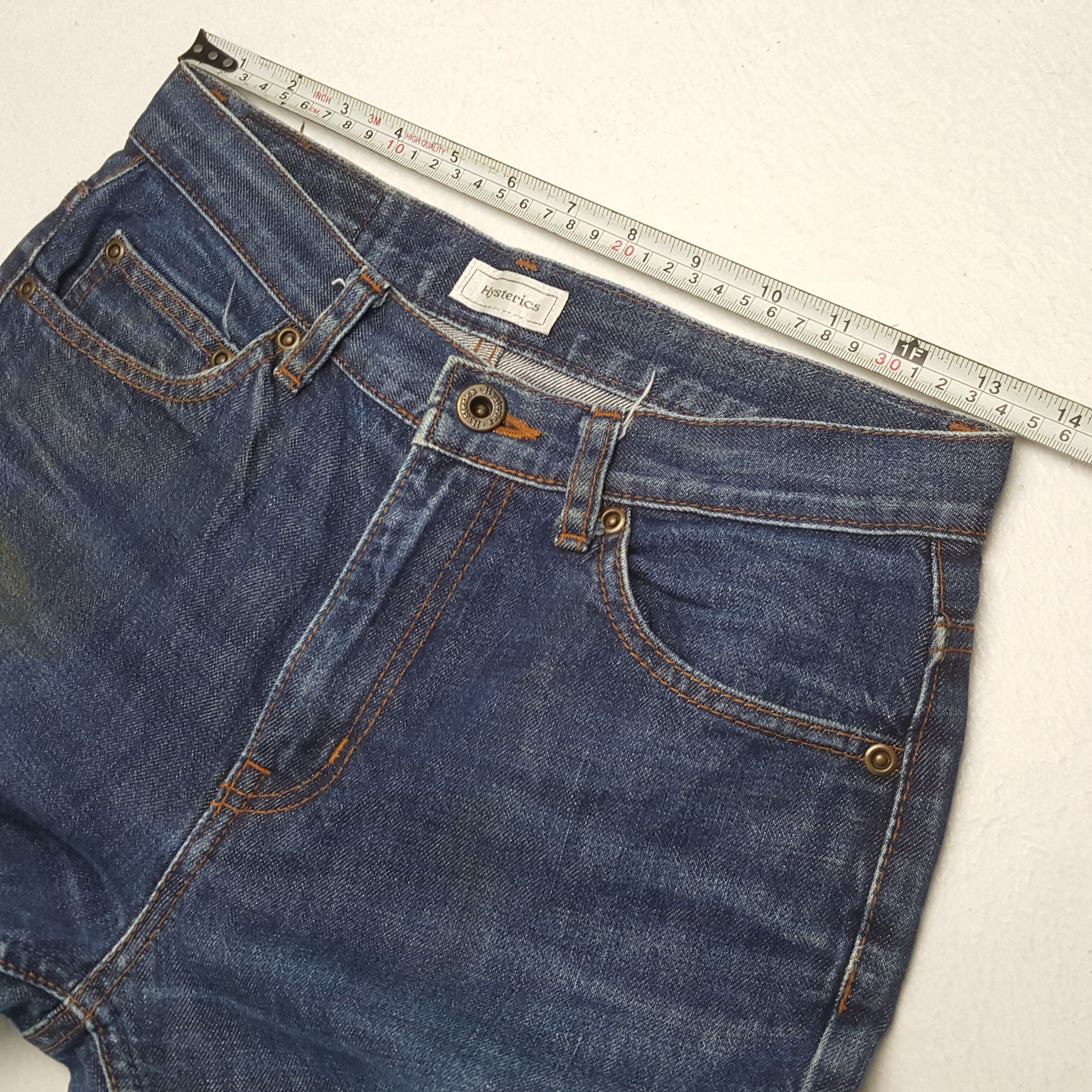 Hysteric Glamour × Japanese Brand × Vintage HYSTERIC GLAMOUR Japanese Brand Custom Art Jeans Size US 27 - 7 Thumbnail