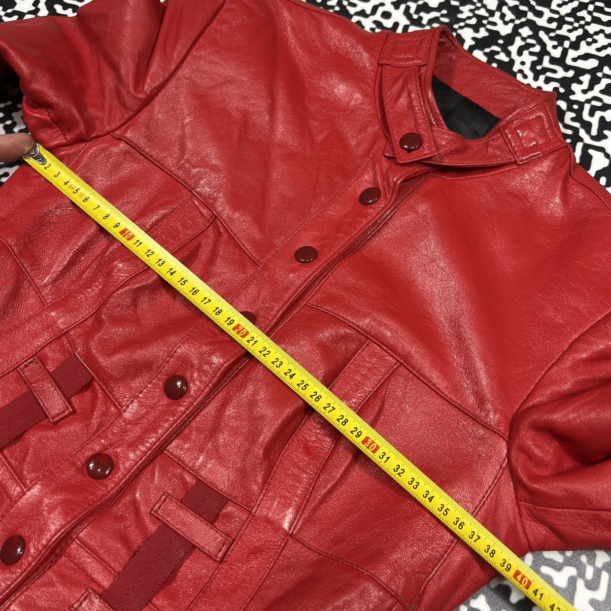 Japanese Brand Vintage Y2K Japanese Leather Jacket With Straps Moto Style Size S / US 4 / IT 40 - 24 Thumbnail