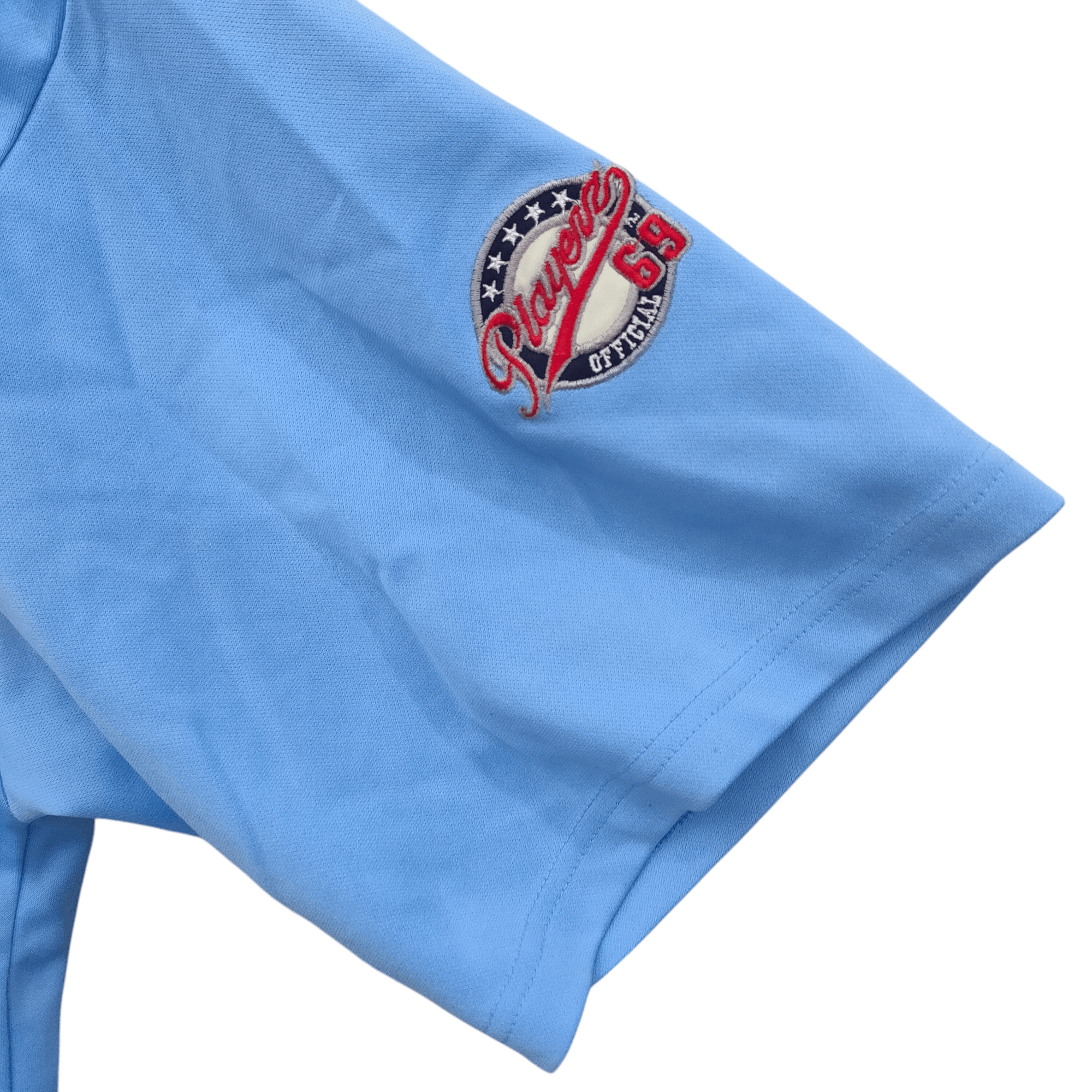 Rap Tees Players 69 Baseball Jersey Hip hop Tee Light Blue Size US XL / EU 56 / 4 - 3 Thumbnail