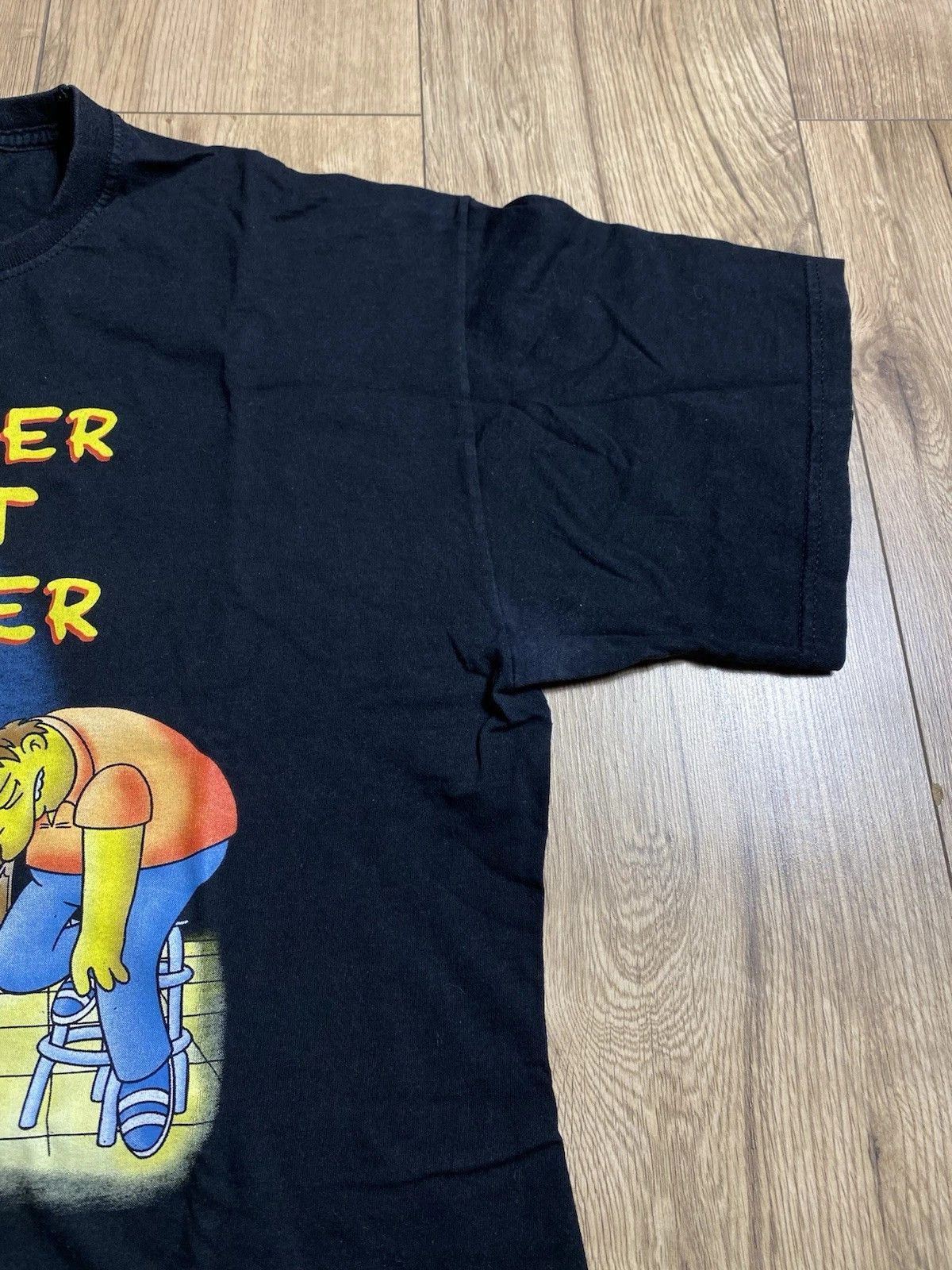 Fruit Of The Loom The Simpsons 1998 VintageT Shirt L Men's Black Size US L / EU 52-54 / 3 - 2 Thumbnail