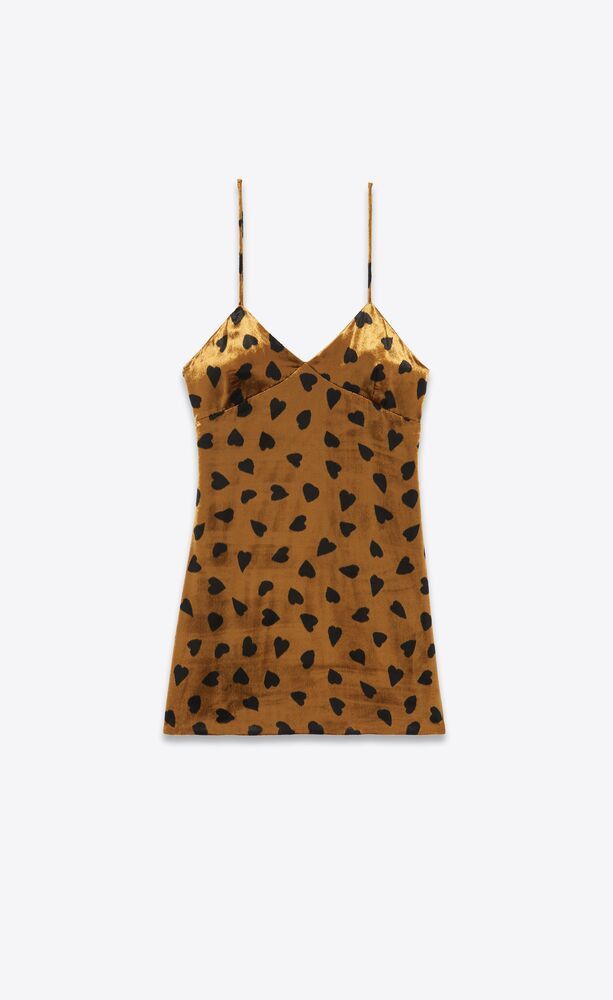 oc11z10524 Sleeveless Dress in Velvet in Leopard