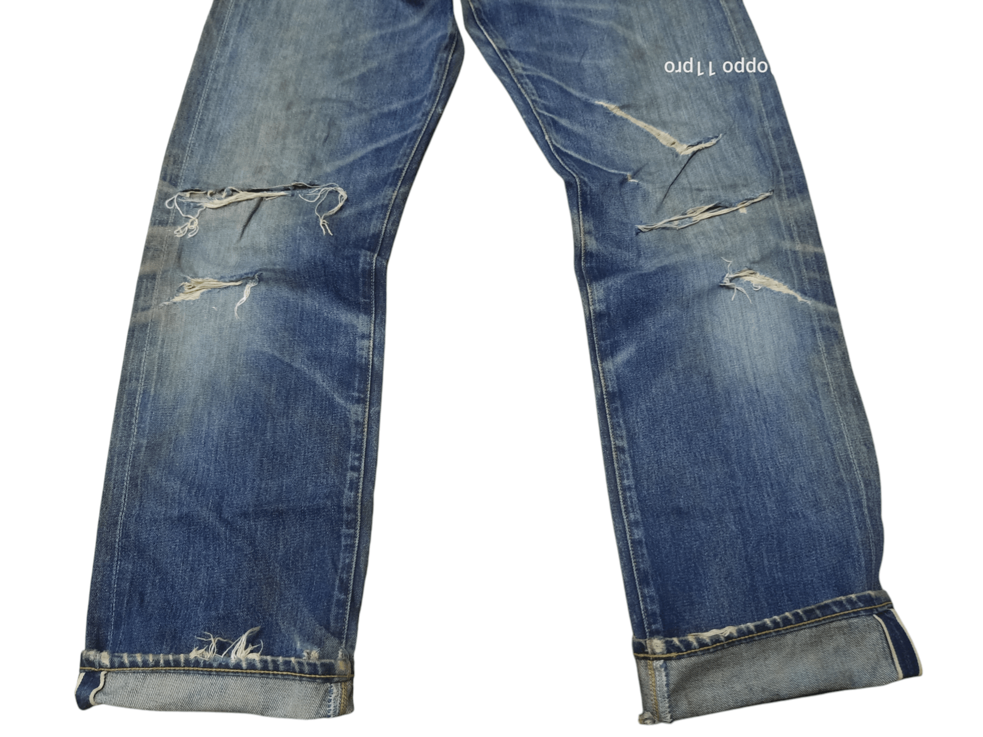 4GSELLER × Levi's Vintage Clothing Levis Vintage Clothing 551Z XX Trashed Red Selvedge Size US 30 / EU 46 - 25 Thumbnail