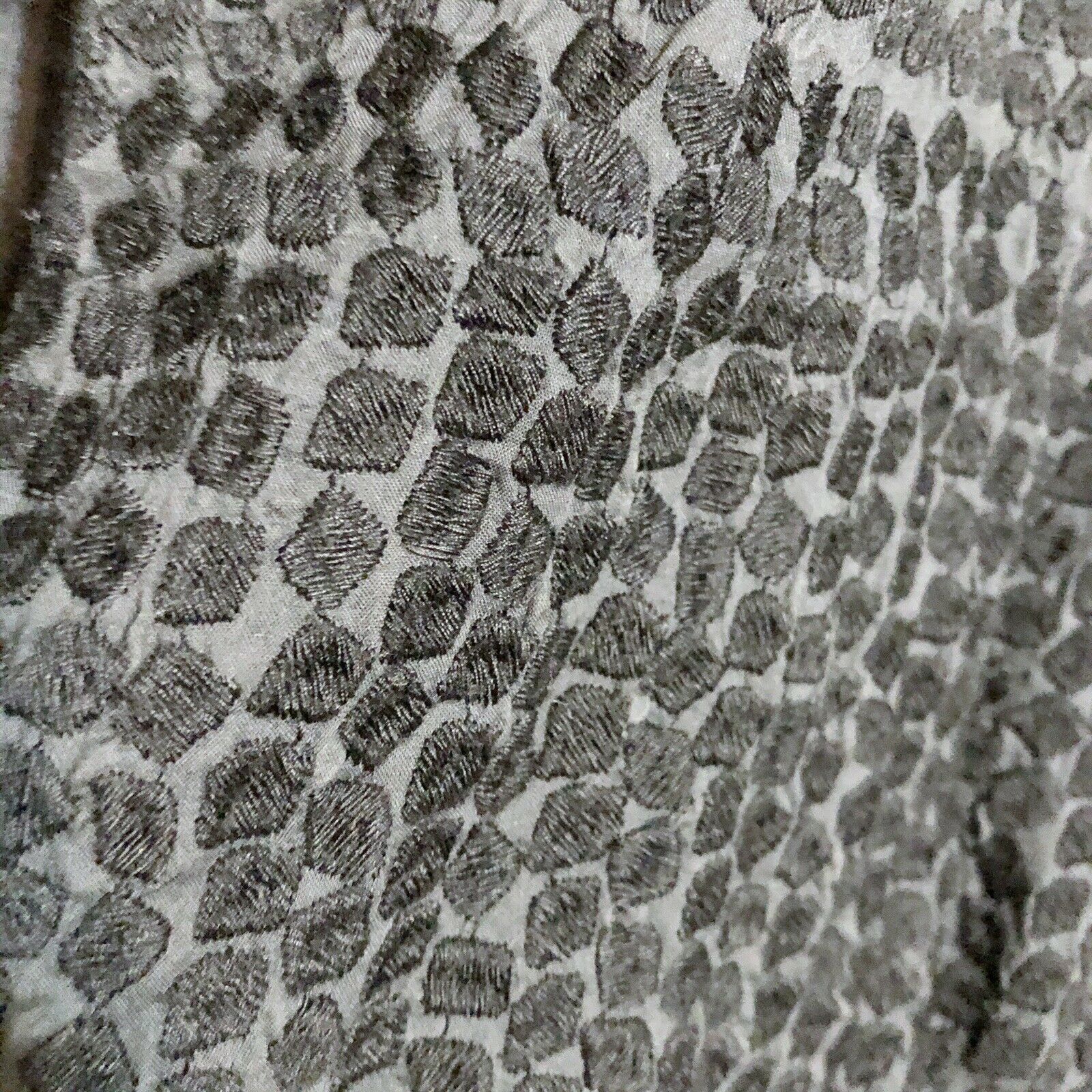 Eileen Fisher Eileen Fisher Petite Black Gray Embroidered Jacket Sz PM Size M / US 6-8 / IT 42-44 - 4 Thumbnail
