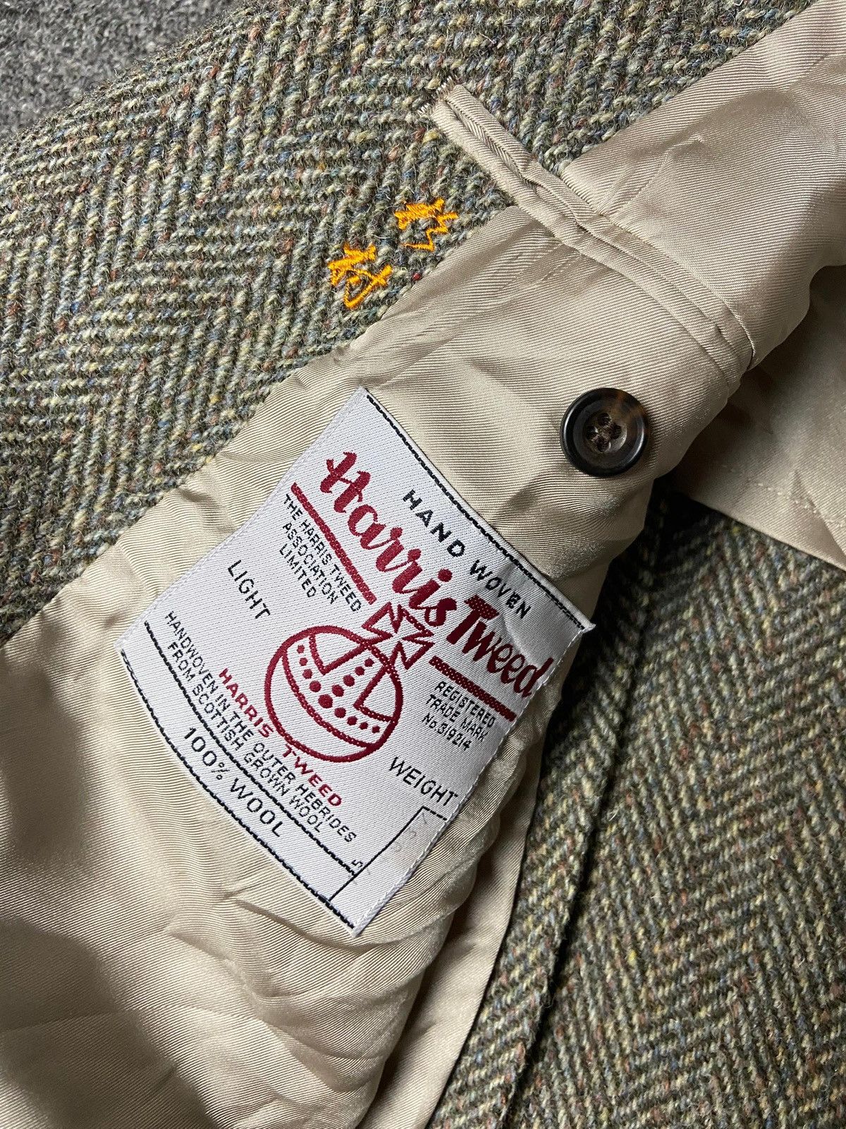 Harris Tweed Vintage HARRIS TWEED Wool Blazer (139) Size US XXS / EU 40 - 10 Thumbnail