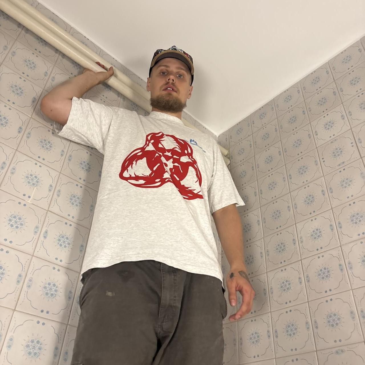 Vintage Vintage Murina T-Shirt with Roach’s Revived Custom Print Size US XL / EU 56 / 4 - 3 Thumbnail