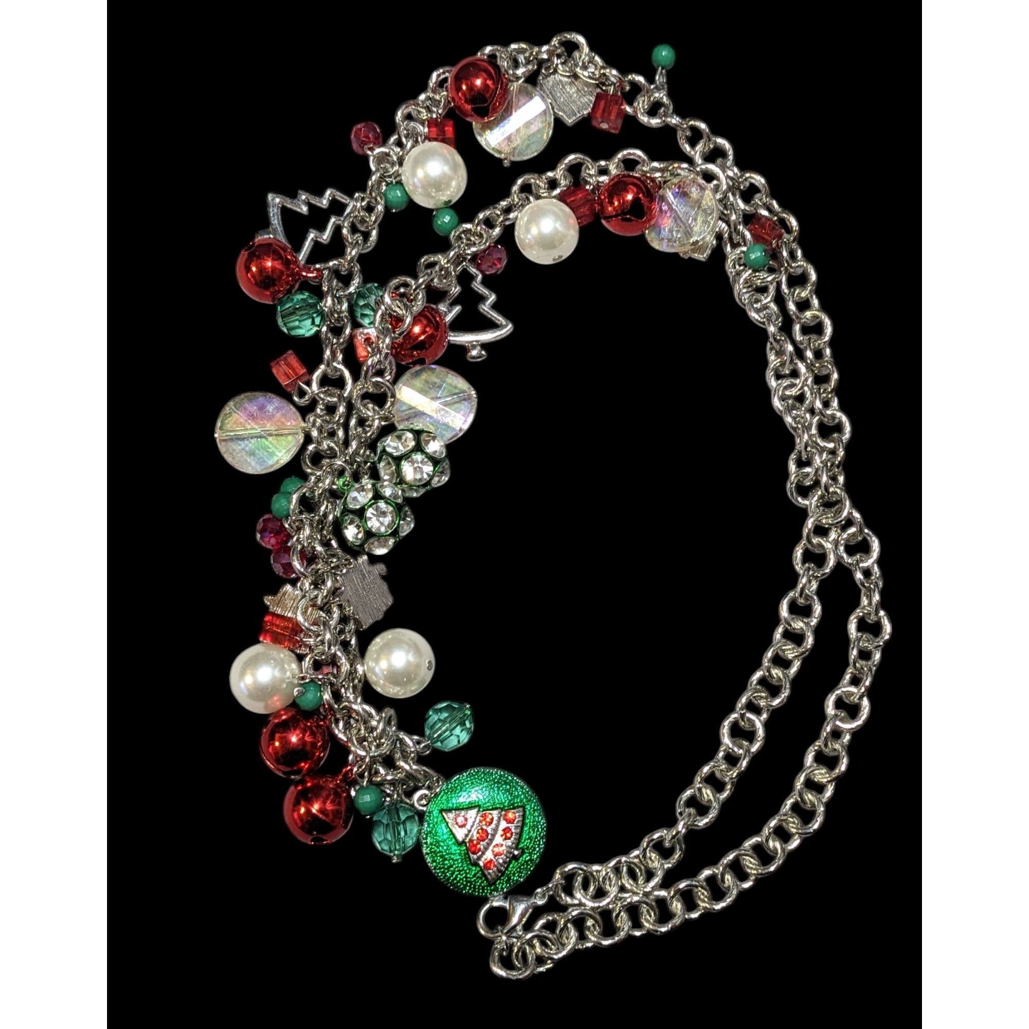 Other Vintage Christmas Holiday Charm Necklace Size ONE SIZE - 1 Thumbnail