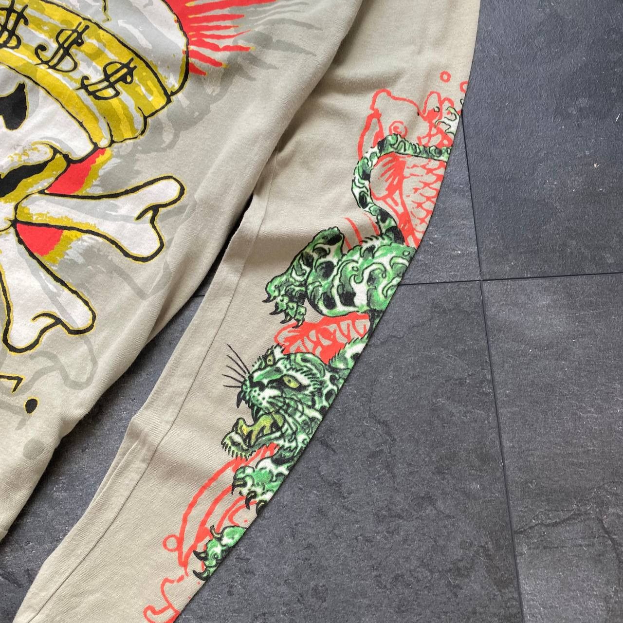 Christian Audigier × Ed Hardy × Vintage Rare big logo Ed hardy by Christian audigier long sleeve Size US S / EU 44-46 / 1 - 6 Thumbnail