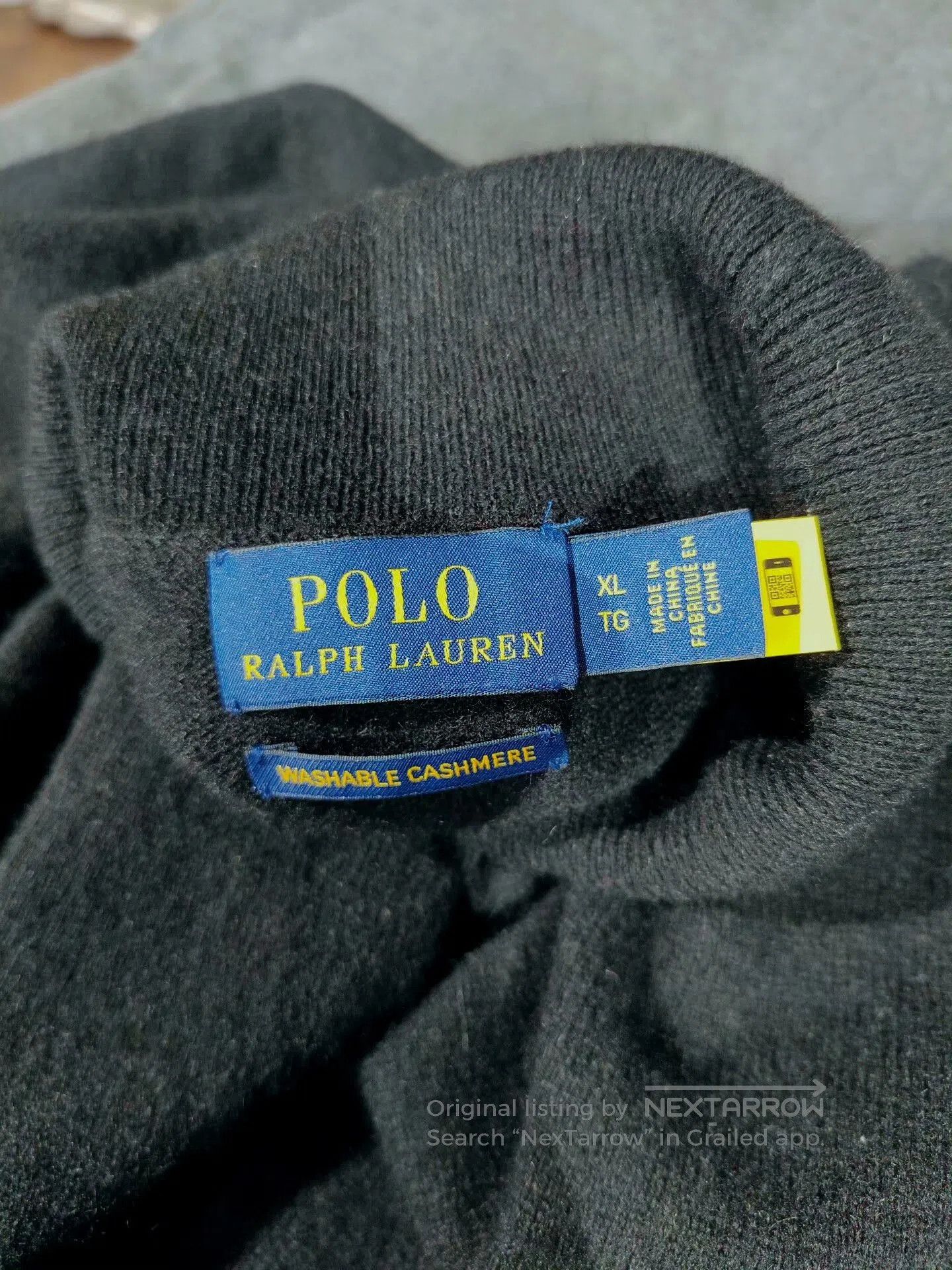 Polo Ralph Lauren POLO RALPH LAUREN Cashmere Turtleneck Sweater. Size US XL / EU 56 / 4 - 2 Thumbnail