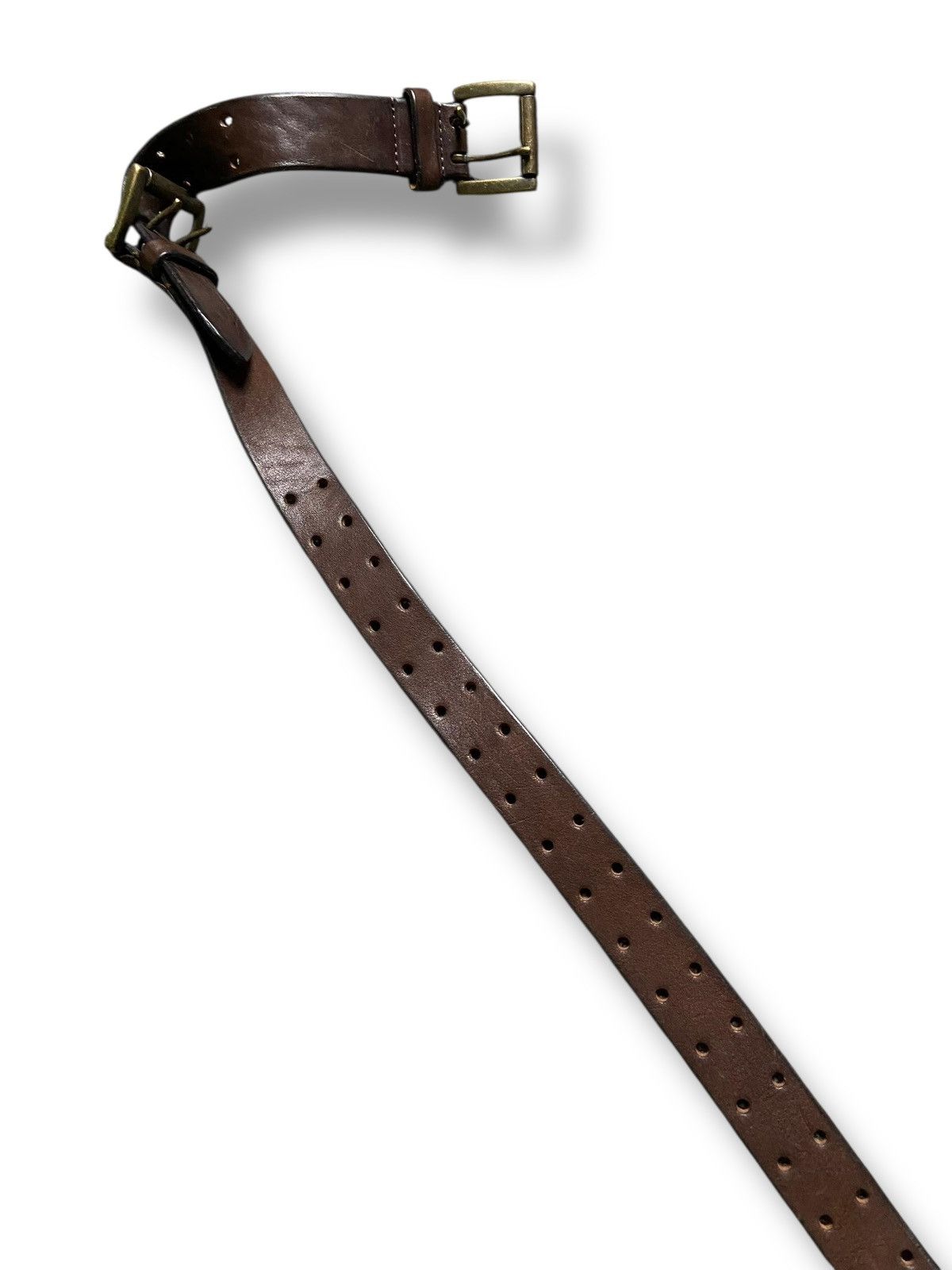 Tete Homme TETE HOMME LEATHER BELT (142) Size 36 - 4 Thumbnail