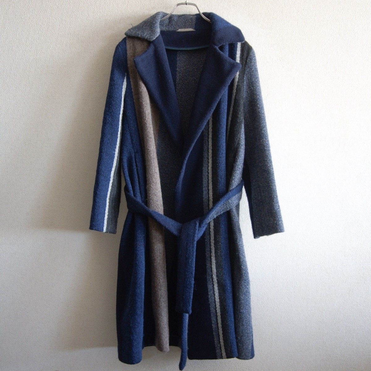 Vintage 45R Crazy Pleated Wrap Coat Size 2 Size US M / EU 48-50 / 2 - 1 Thumbnail